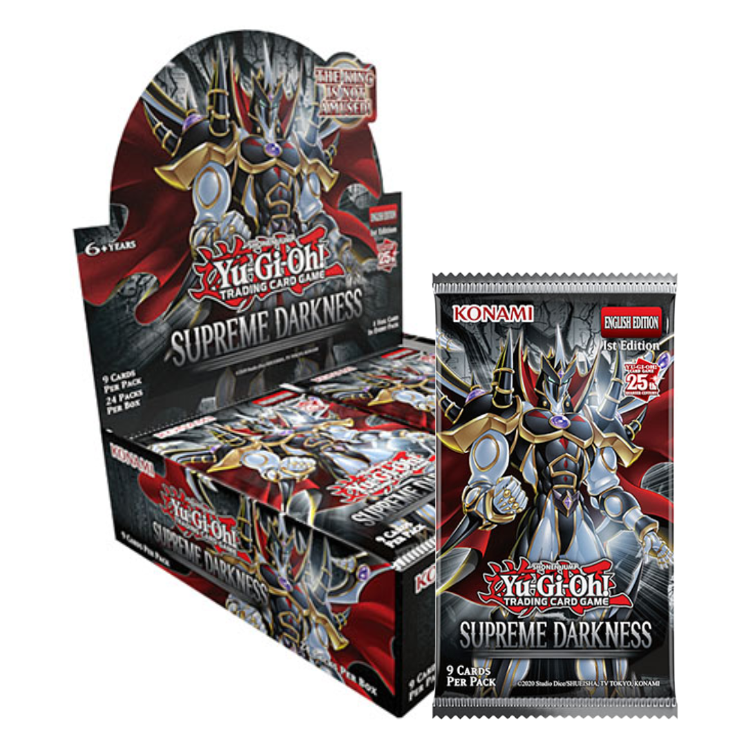 2025 YuGiOh! Supreme Darkness 1st Edition 25th Century Edition Booster Pack