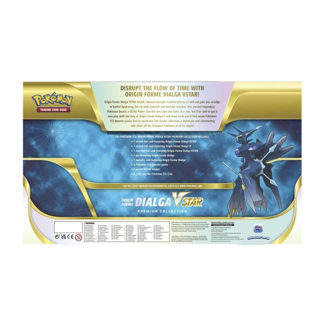 2022 Pokemon Sword & Shield Origin Forme Dialga VSTAR Premium Collection Box