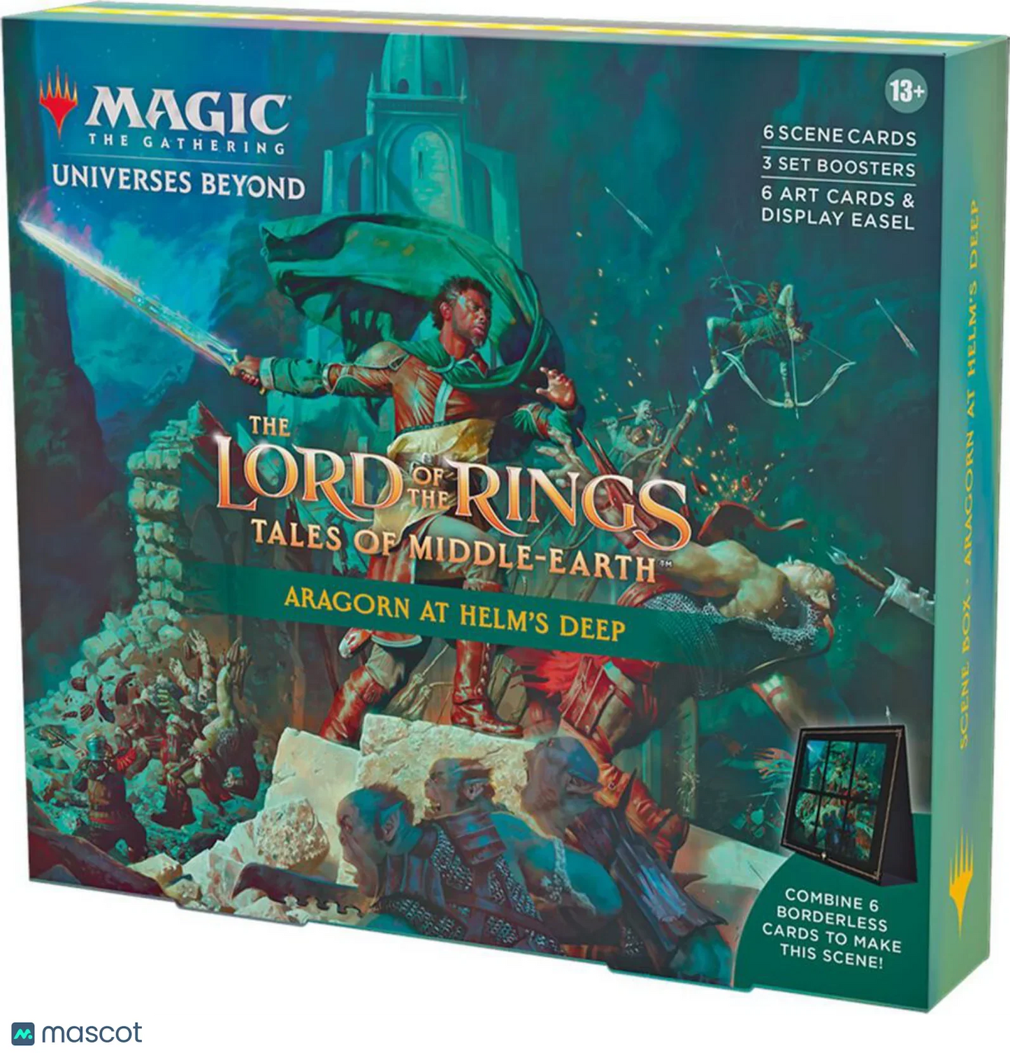MagicTG Lord of the Rings Tales Of Middle Earth Aragorn At Helm's Deep Scene Box - Papa Joey's Collectibles