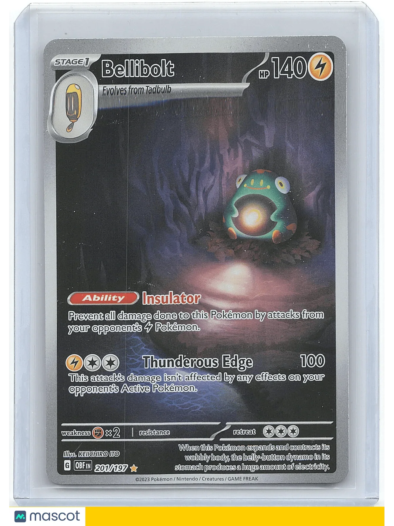 2023 Pokemon Bellibolt #203/197 - Papa Joey's Collectibles