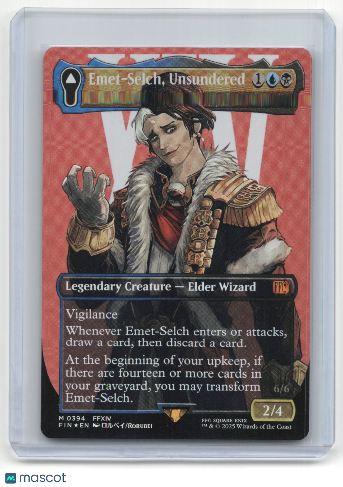 2025 Magic: The Gathering Emet-Selch Final Fantasy #M 0394 Foil