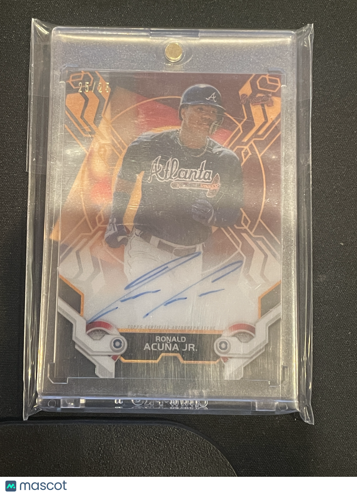 2019 Topps High Tek Baseball Ronald Acuna Jr Autograph /25 #HTA-RA