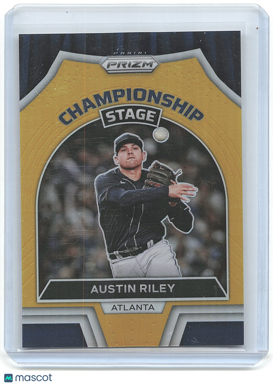 2022 Panini Prizm Baseball Austin Riley 07/10 Championship Stage 07/10 #CS-5