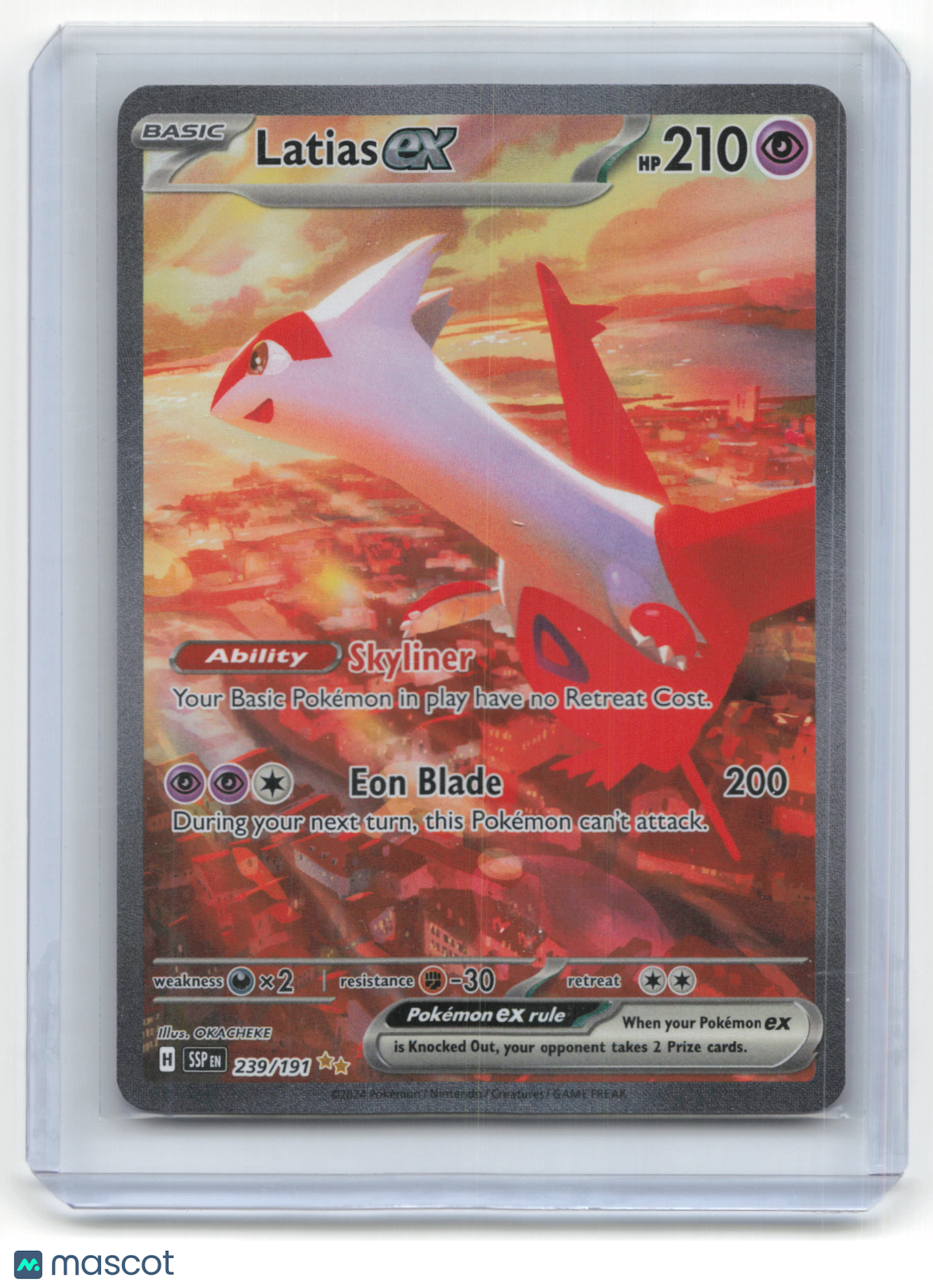 2024 Pokemon Latias EX Surging Sparks #239/191