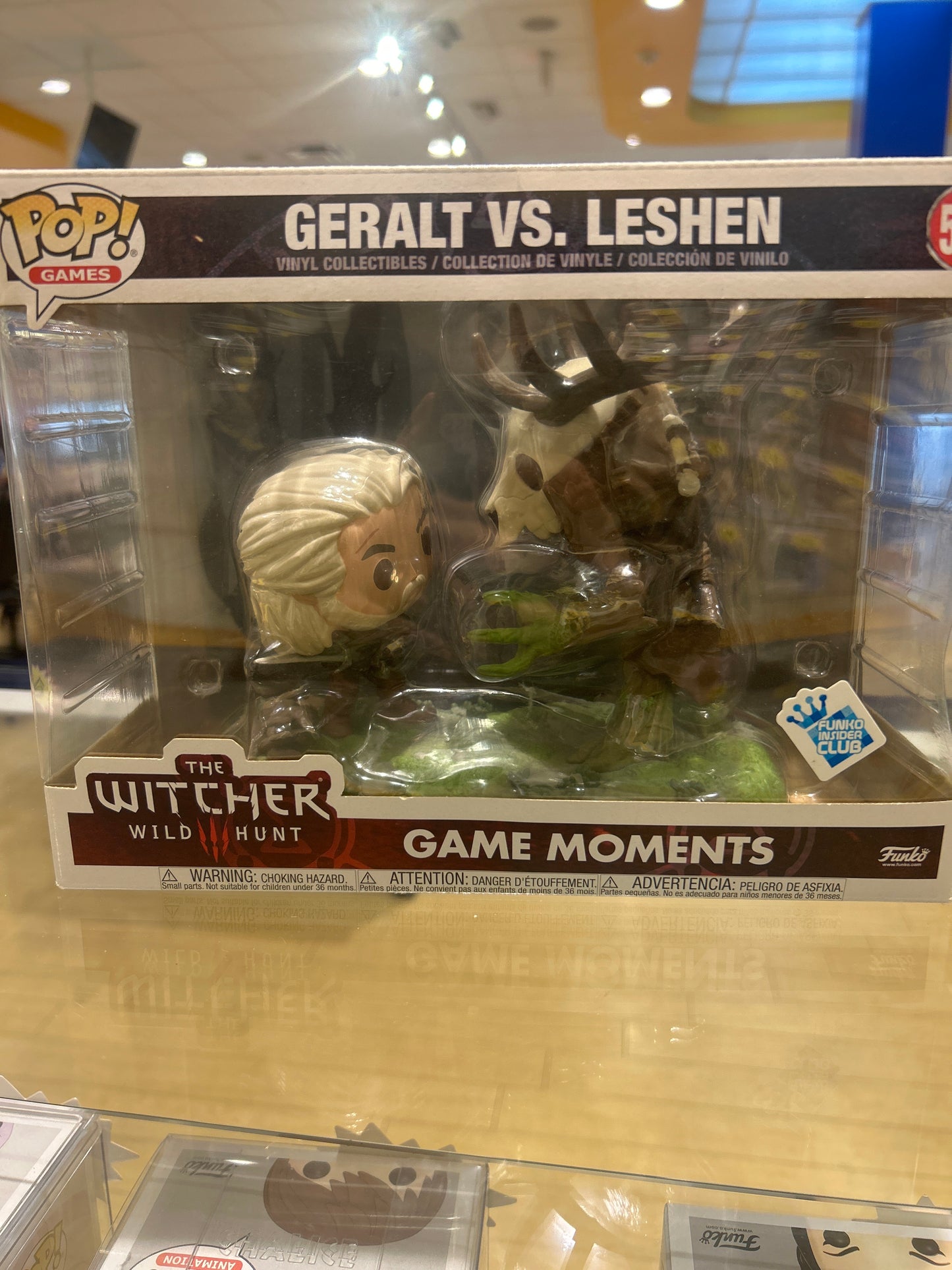 Pop! Games Geralt Vs. Leshen 555 Game Moments The Witcher Wild Hunt