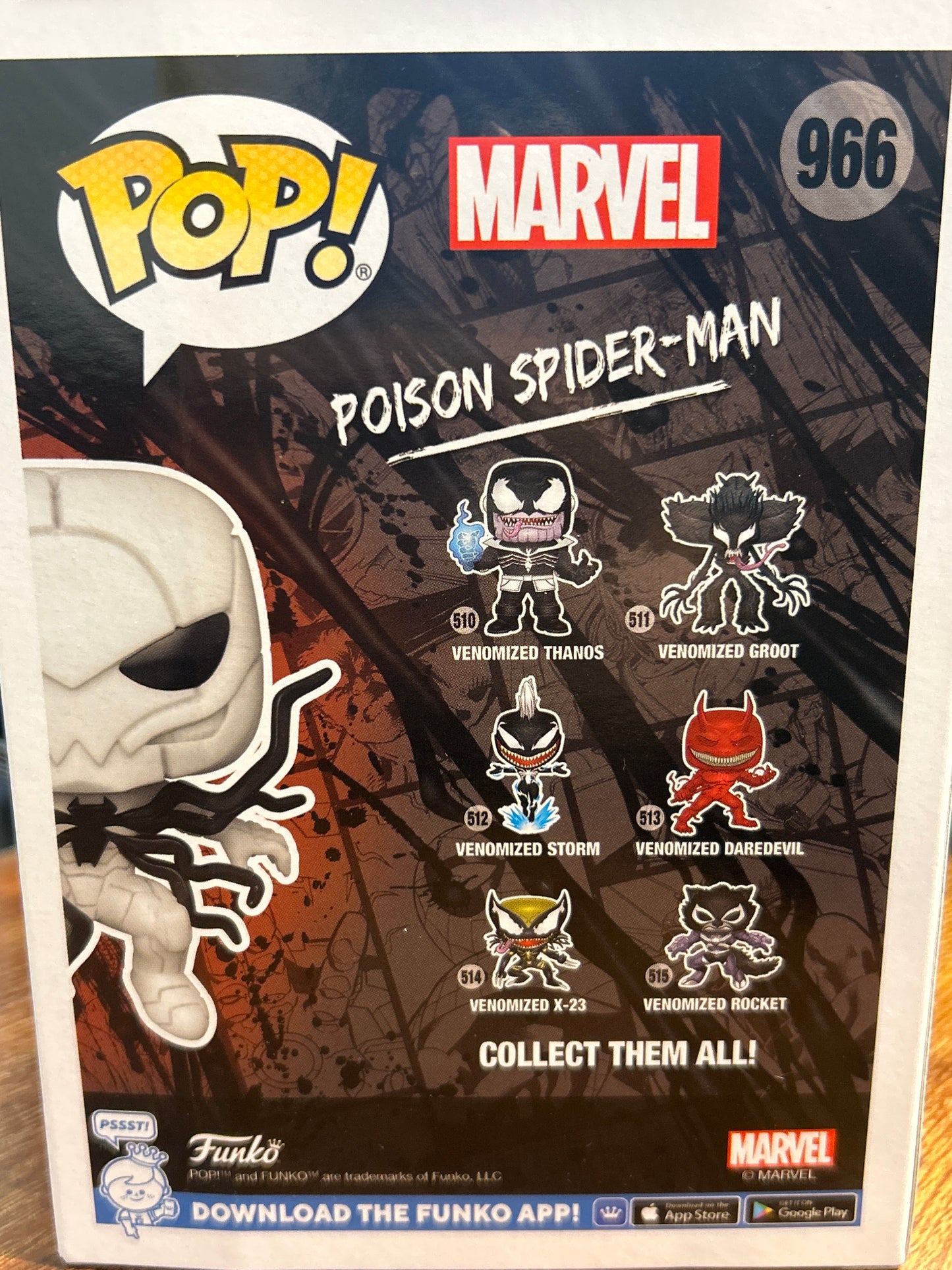FunkoVenom Poison Spider-Man # Exclusive Entertainment Earth