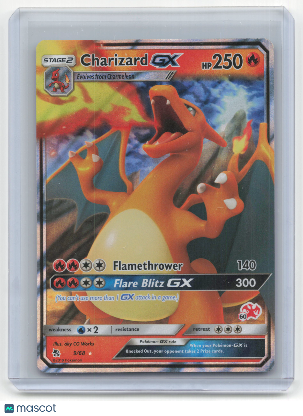 2019 Pokemon TCG Charizard GX Hidden Fates #9/68