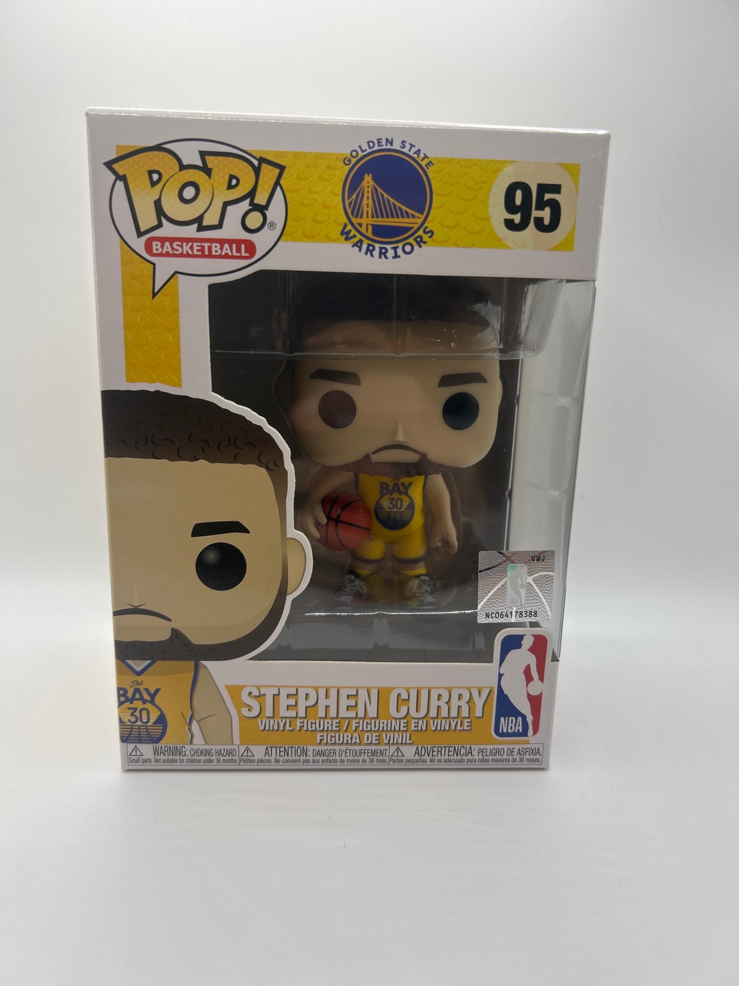 POP! Basketball 95 GOLDEN STATE WARRIORS STEPHEN CURRY