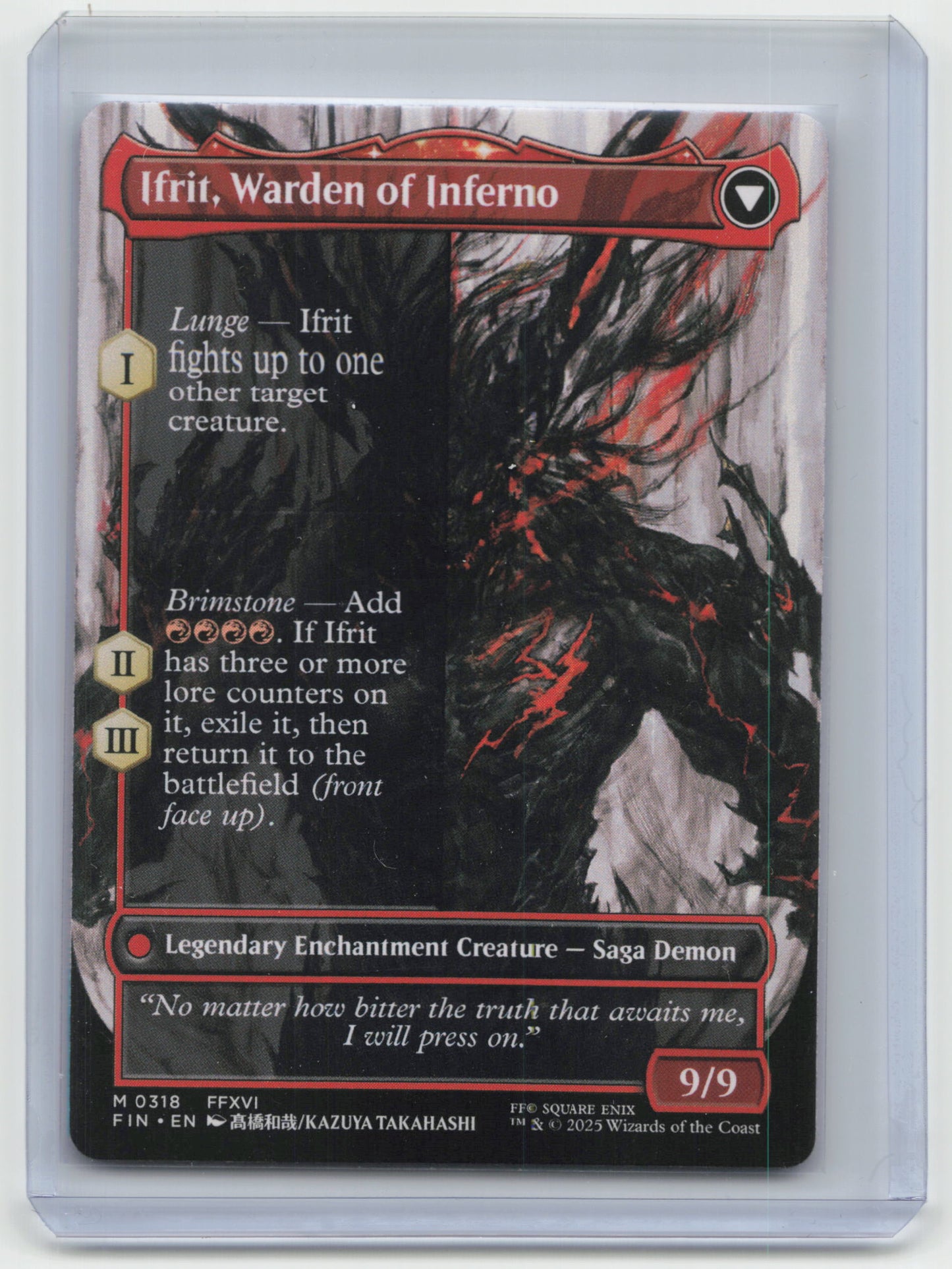 2025 Magic: The Gathering Clive, Ifrit's Dominant Final Fantasy #M 0318
