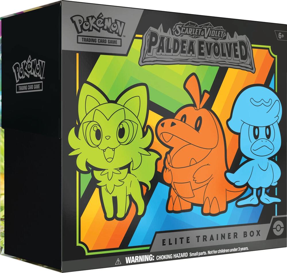 2023 Pokemon Scarlet & Violet Paldea Evolved Elite Trainer Box - Papa Joey's Collectibles
