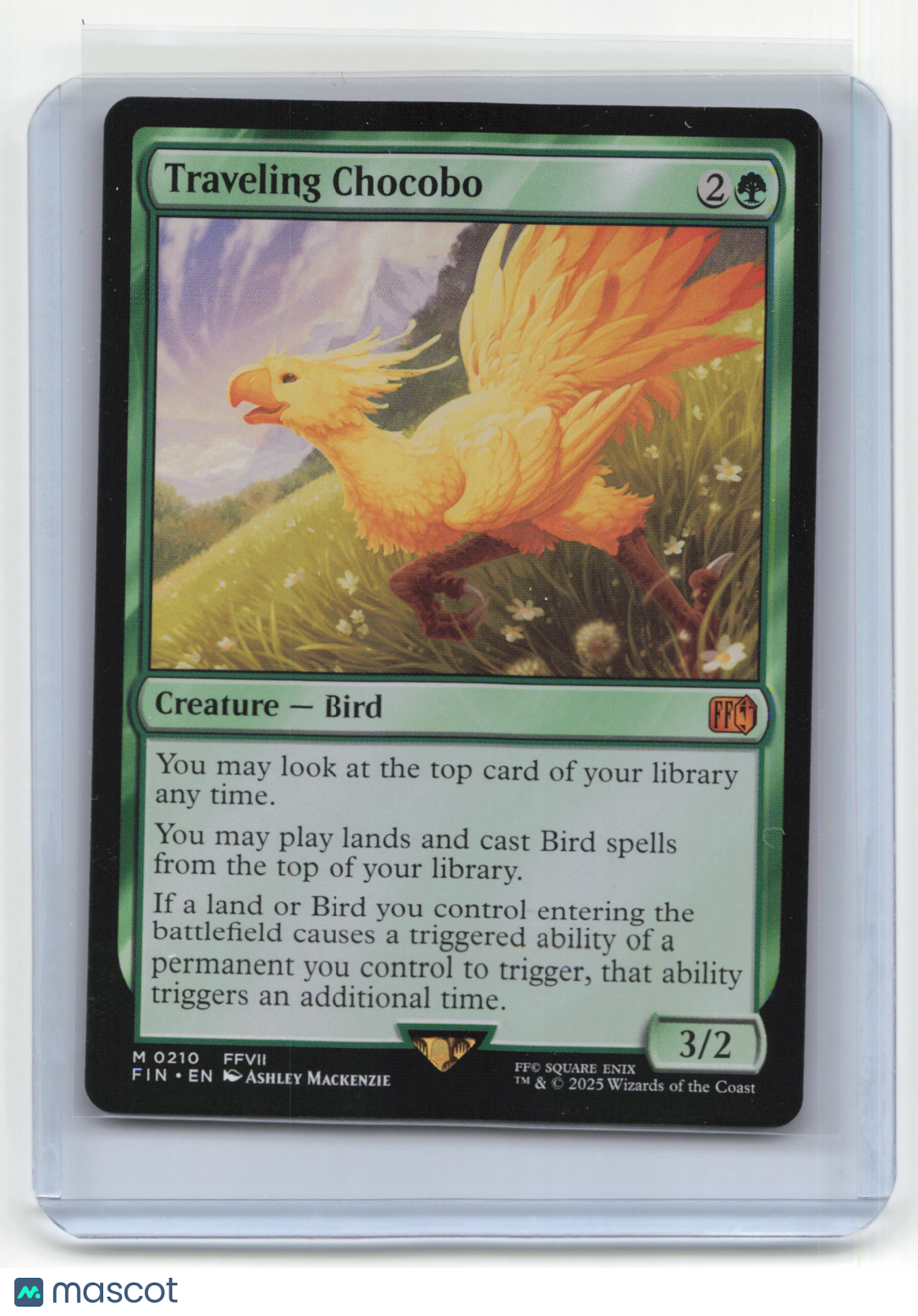 2025 Magic: The Gathering Traveling Chocobo Final Fantasy #M 0210