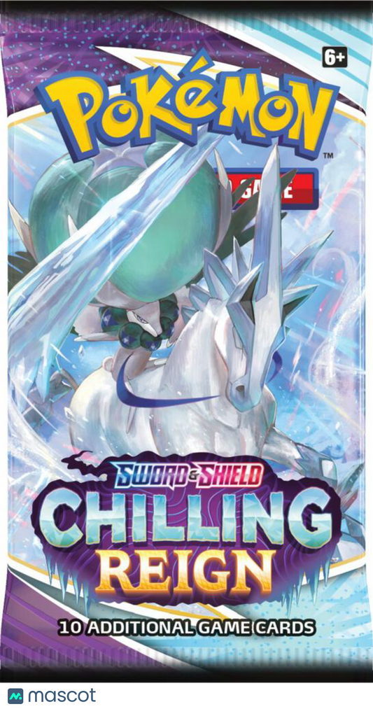 2021 Pokemon Sword & Shield Chilling Reign Booster Pack