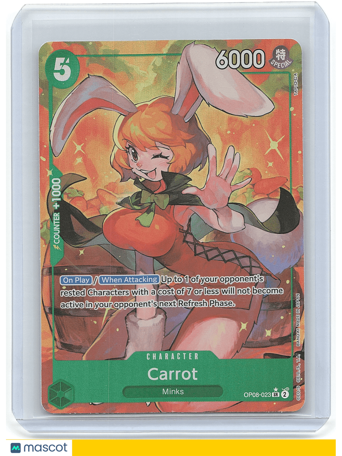 2023 One Piece Card Game Carrot #OP08-023 / TCG/CCG