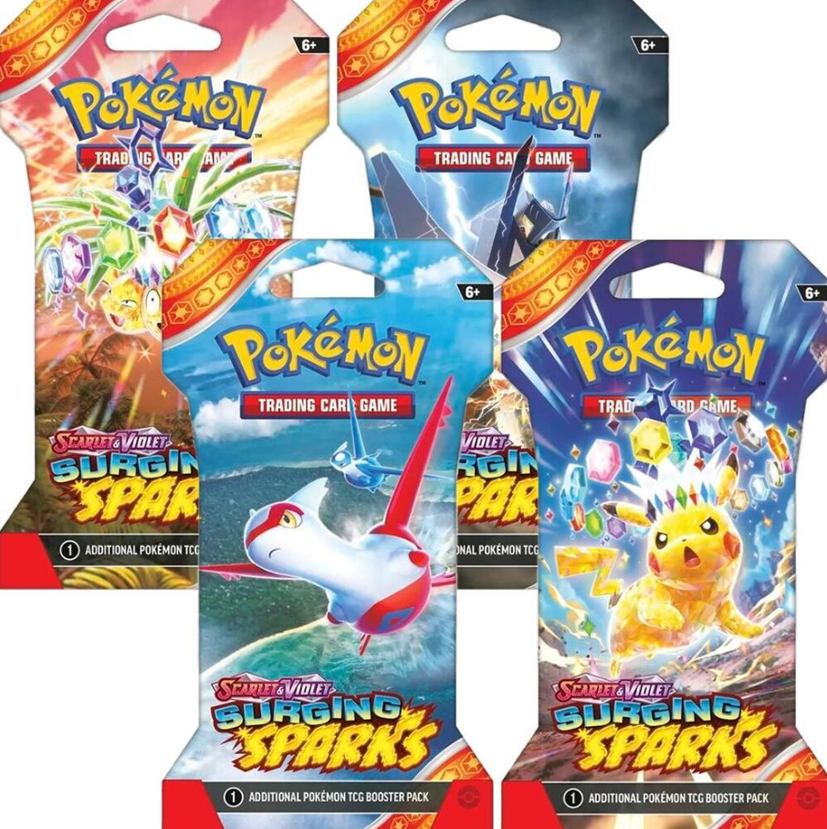 2024 Pokémon TCG: Scarlet & Violet—Surging Sparks Sleeved Booster Pack