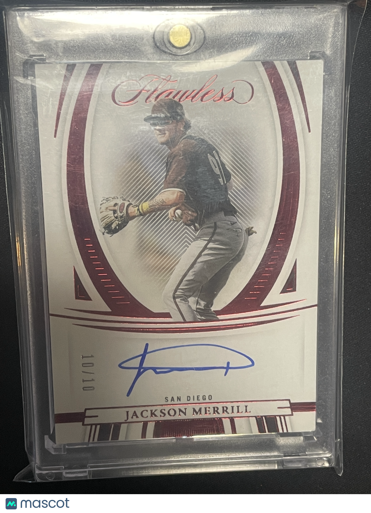 2022 Panini Flawless Baseball Jackson Merrill Autograph 10/10 #FLA-JM