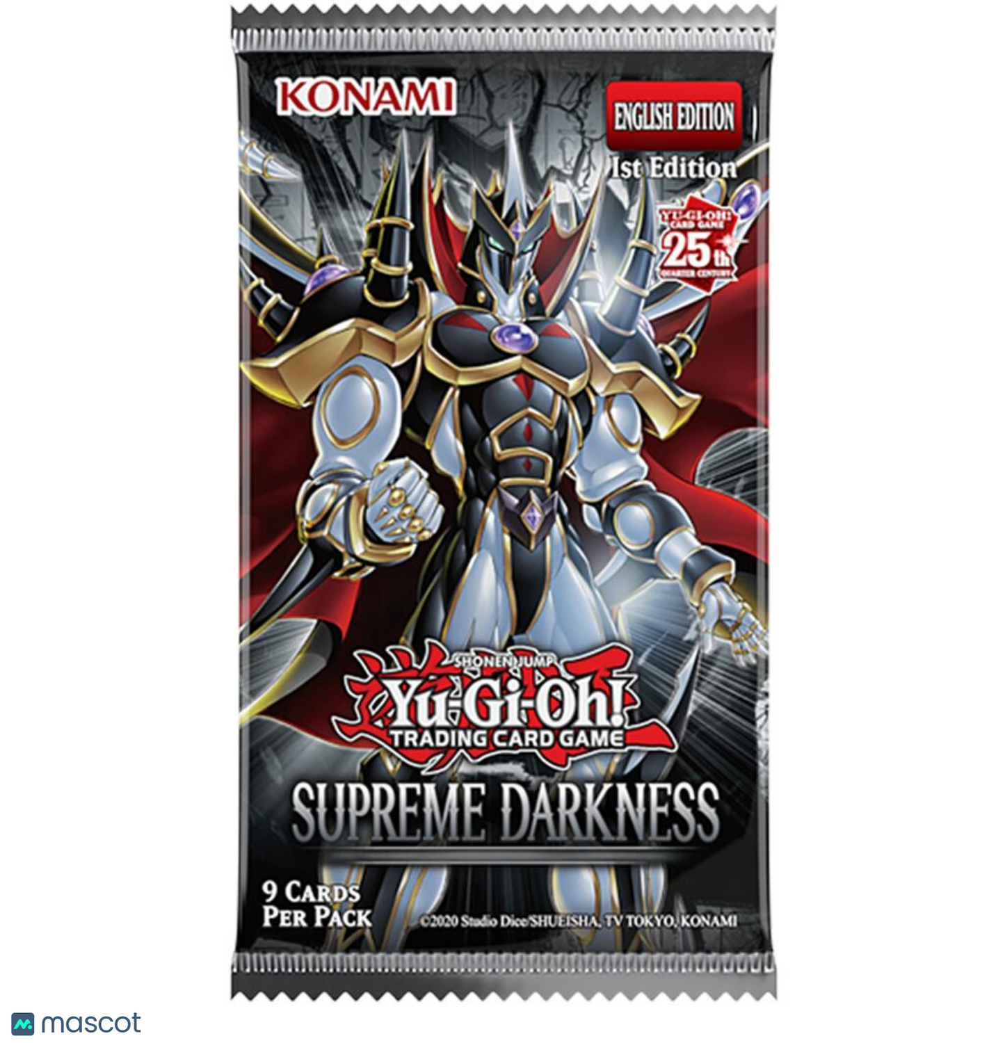 2025 YuGiOh! Supreme Darkness 1st Edition 25th Century Edition Booster Pack