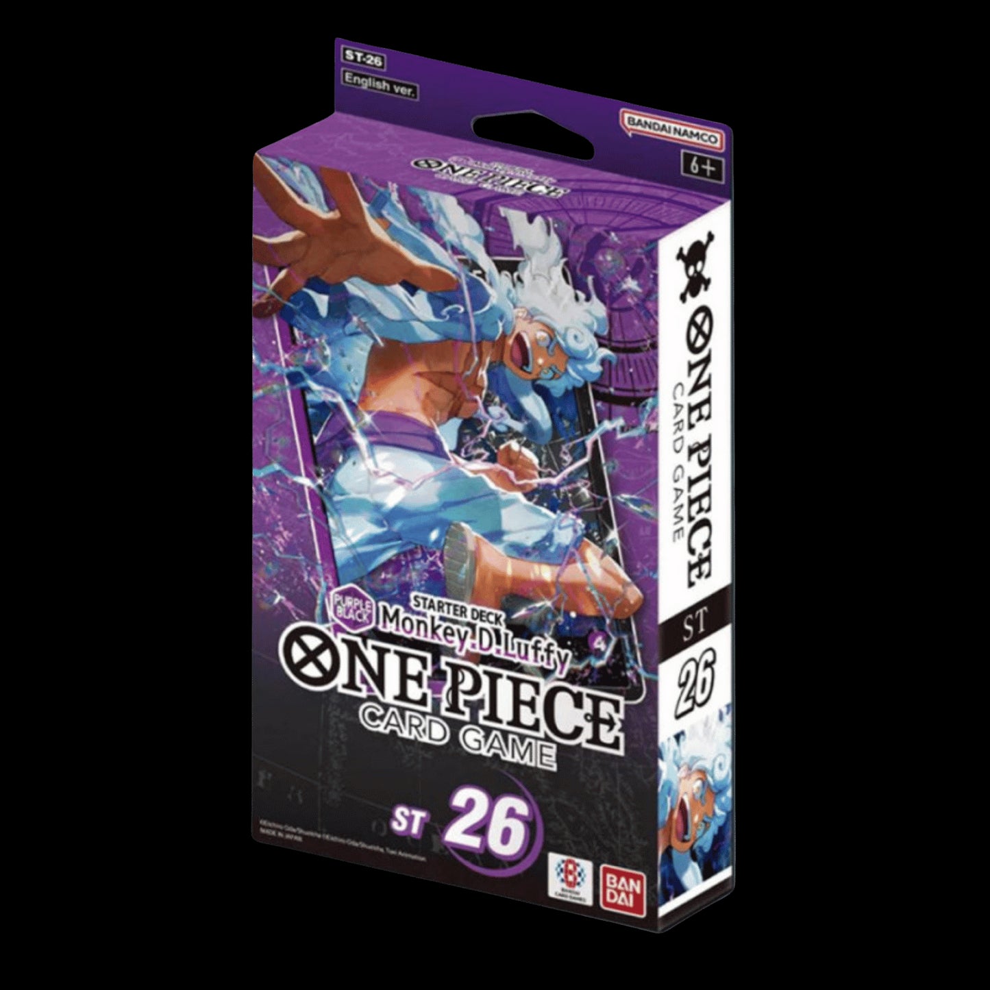 2025 One Piece PURPLE/BLACK Monkey.D.Luffy (ST-26) Starter Deck