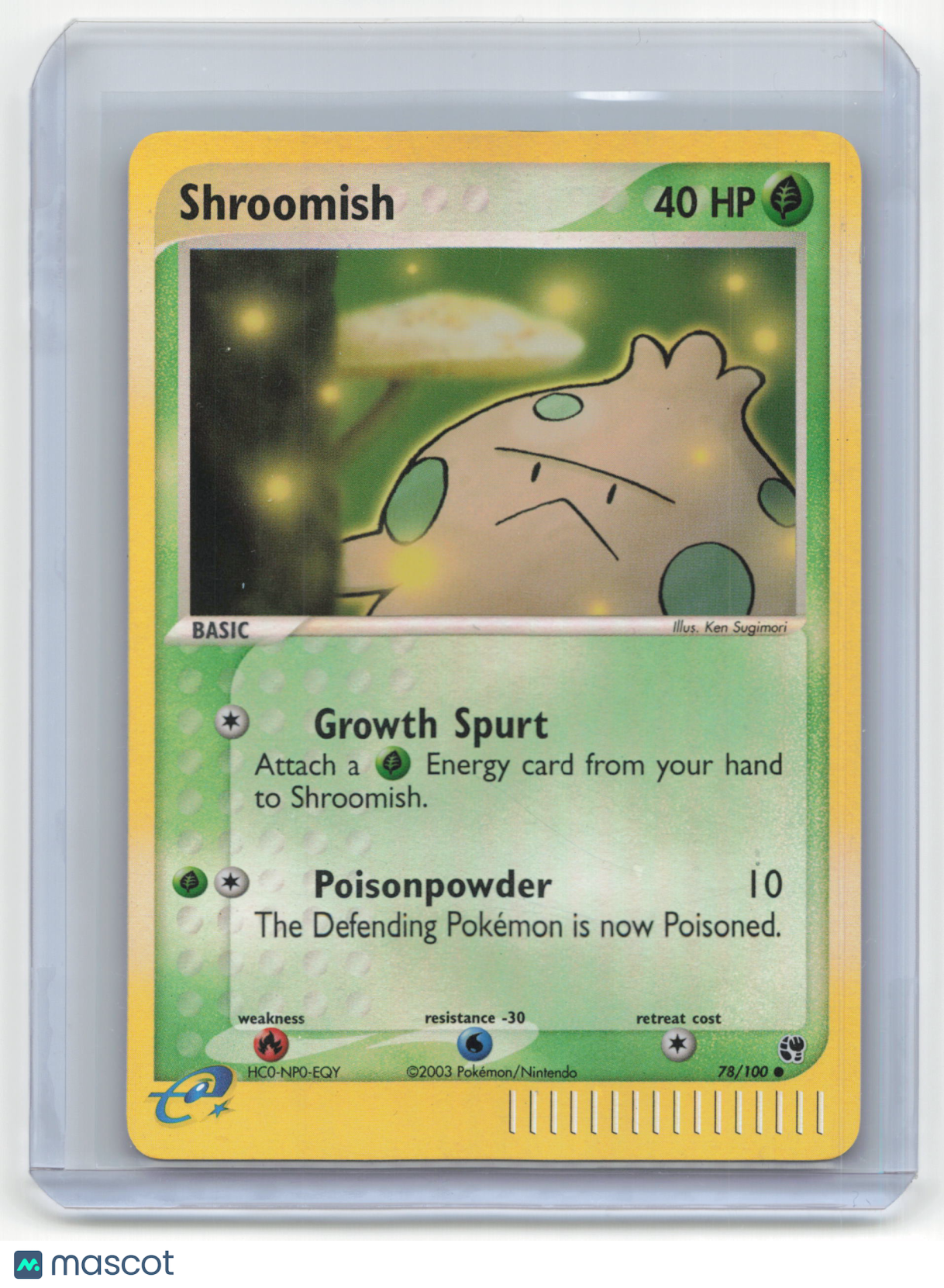 2003 Pokemon Shroomish Sandstorm #78/100 Lightly Played