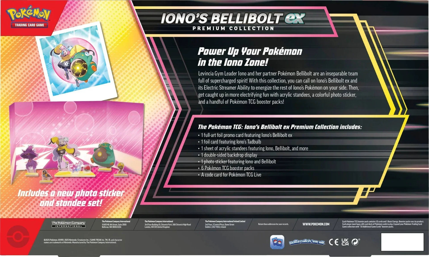 2025 Pokemon Iono's Bellibolt EX Premium Collection - Papa Joey's Collectibles
