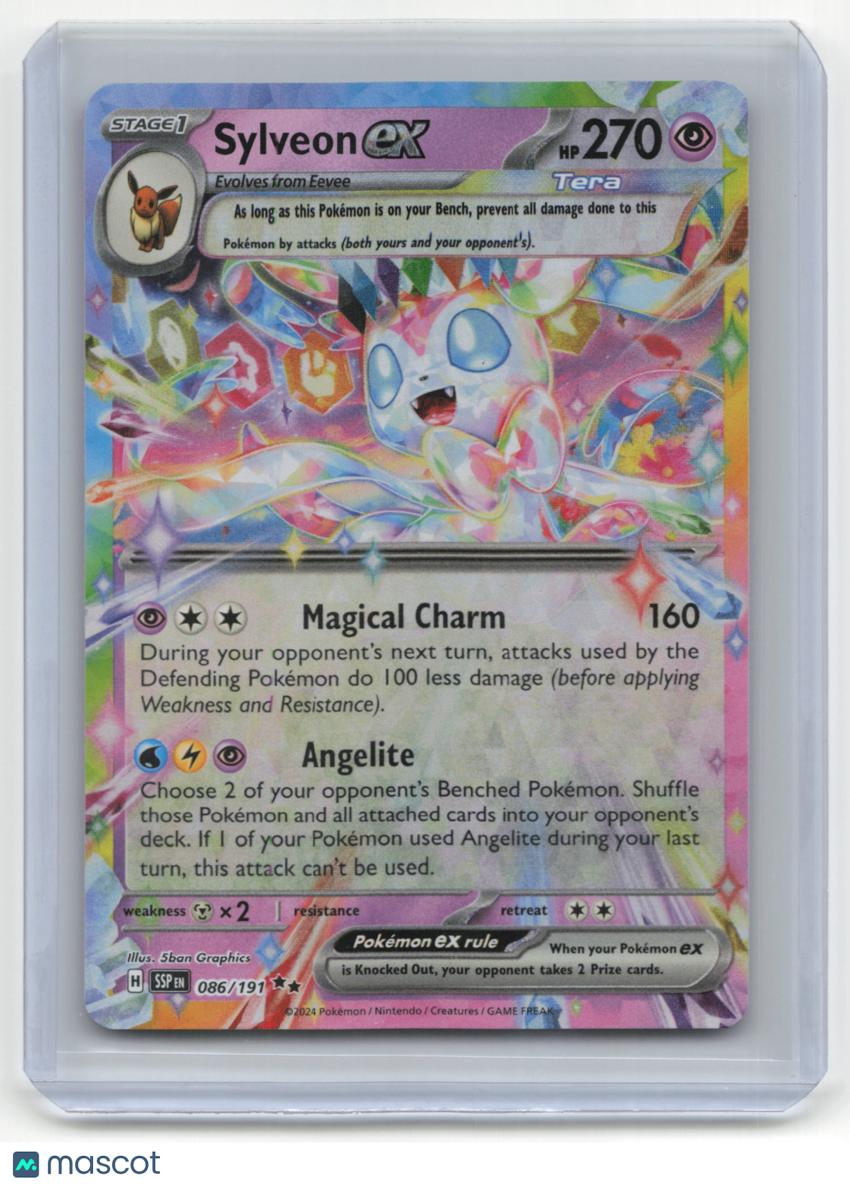 2016 Pokemon TCG Sylveon ex Surging Sparks #086/191