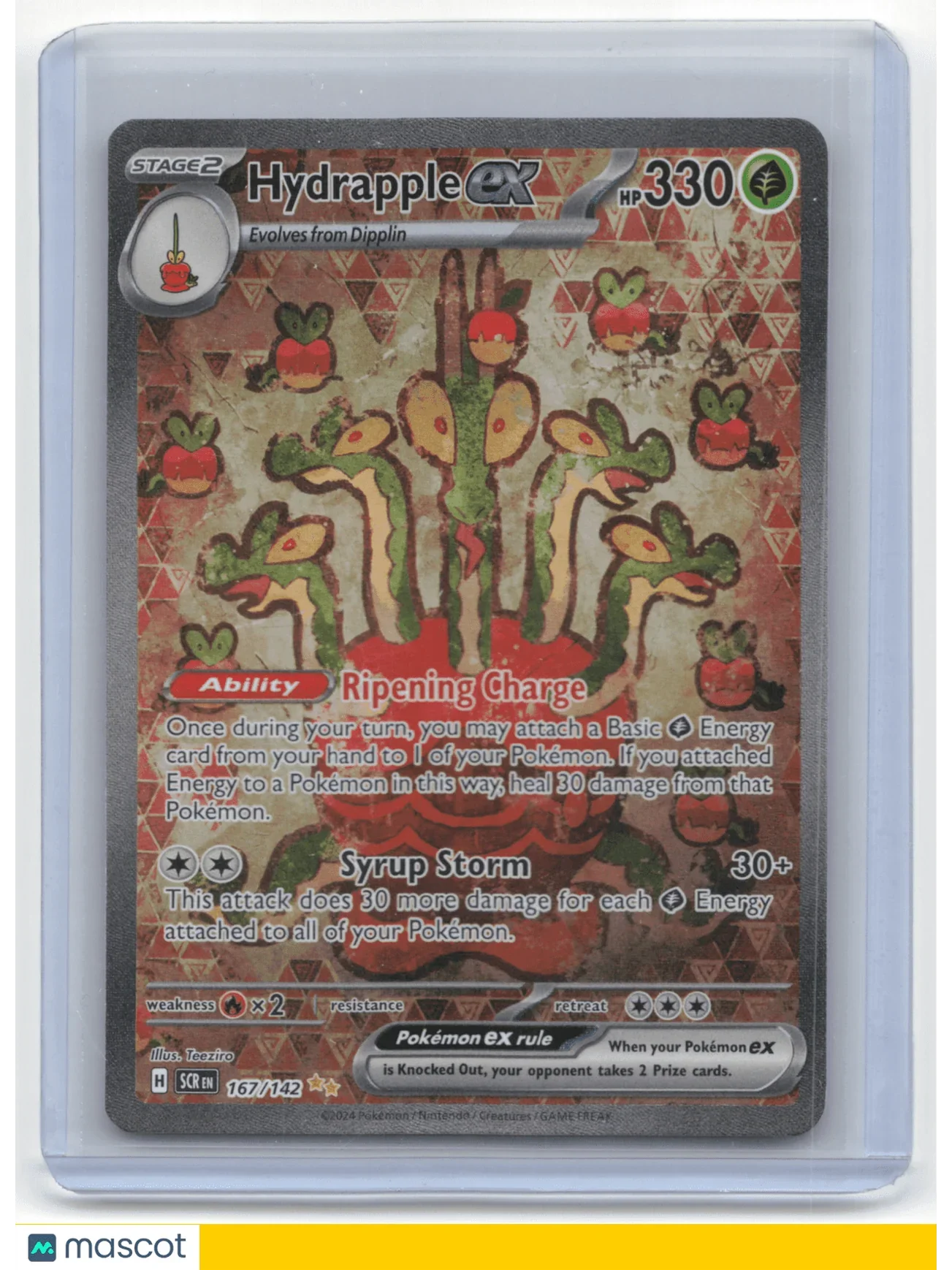 2024 Pokemon Hydrapple EX Stellar Crown #167/142 - Papa Joey's Collectibles