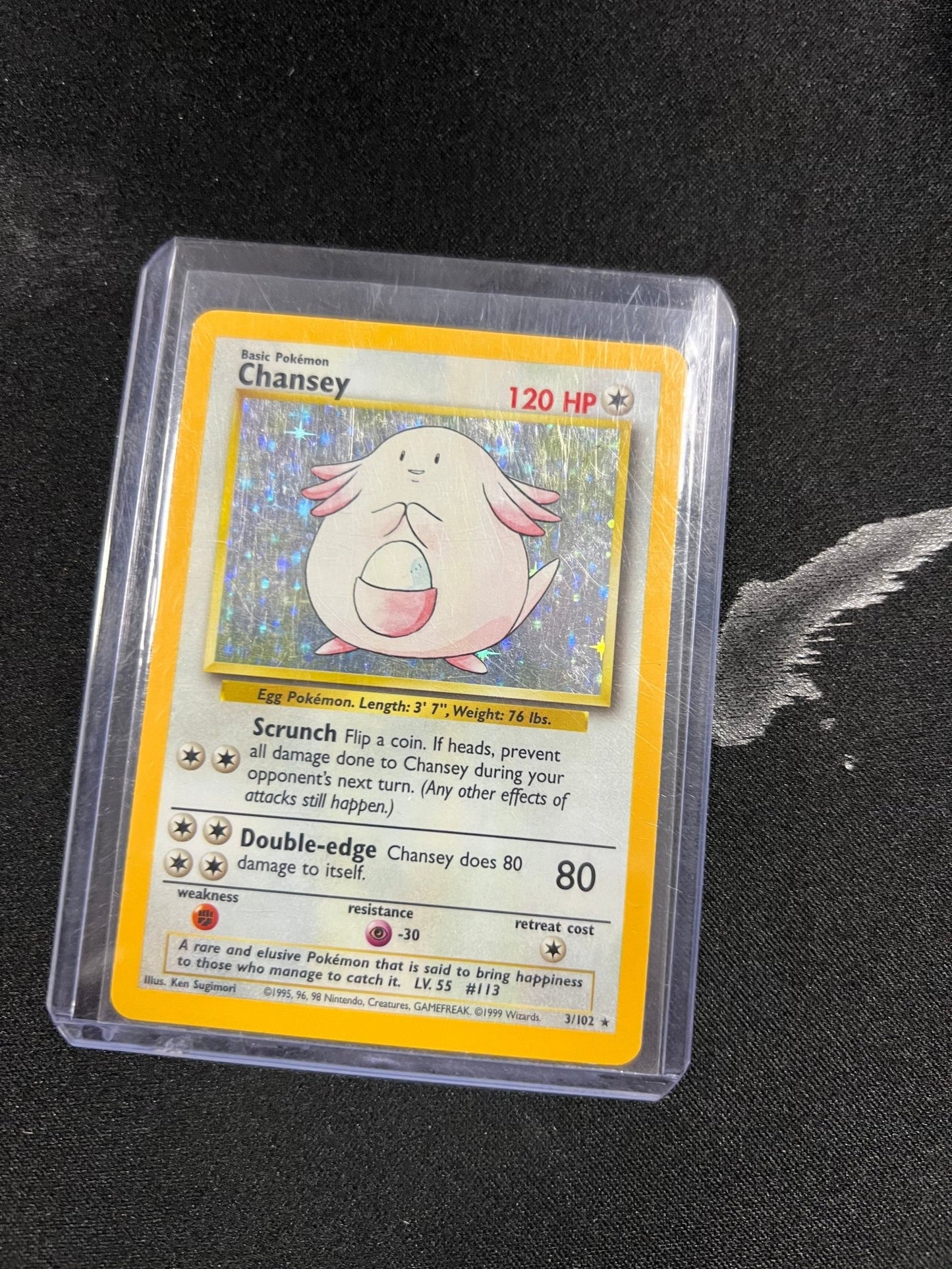 1995 Pokemon Chansey #3/102 Masterpieces