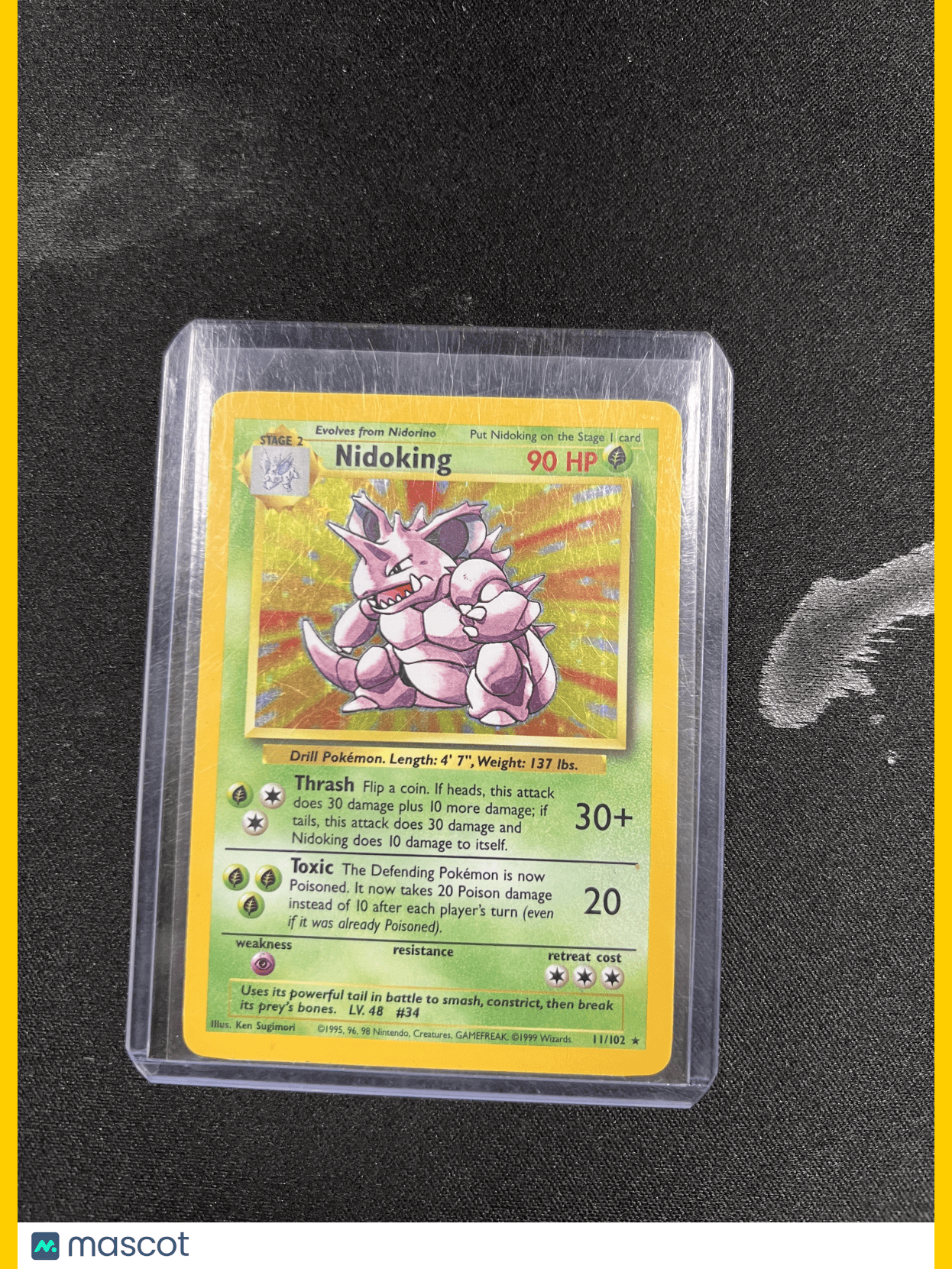 1999 Pokemon Nidoking #11/102 Masterpieces