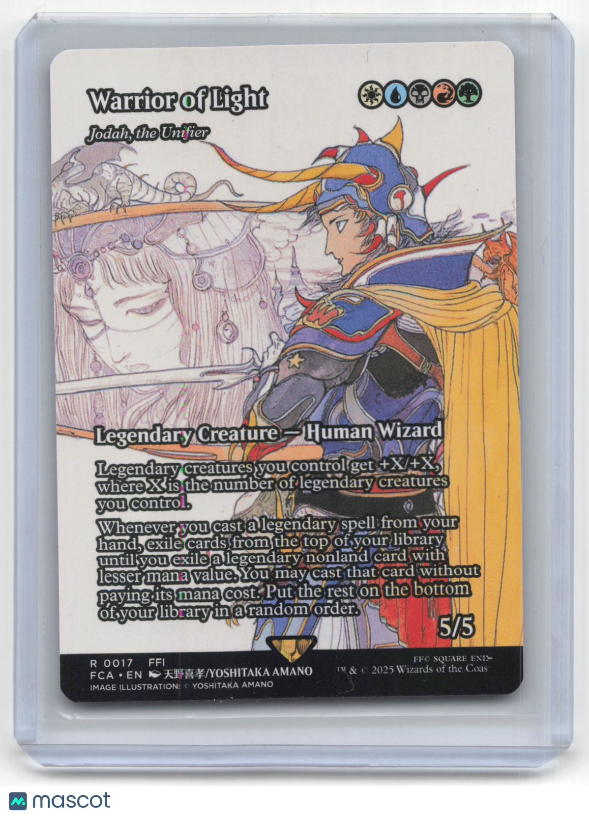 2025 Magic: The Gathering Warrior of Light Final Fantasy #R 0017