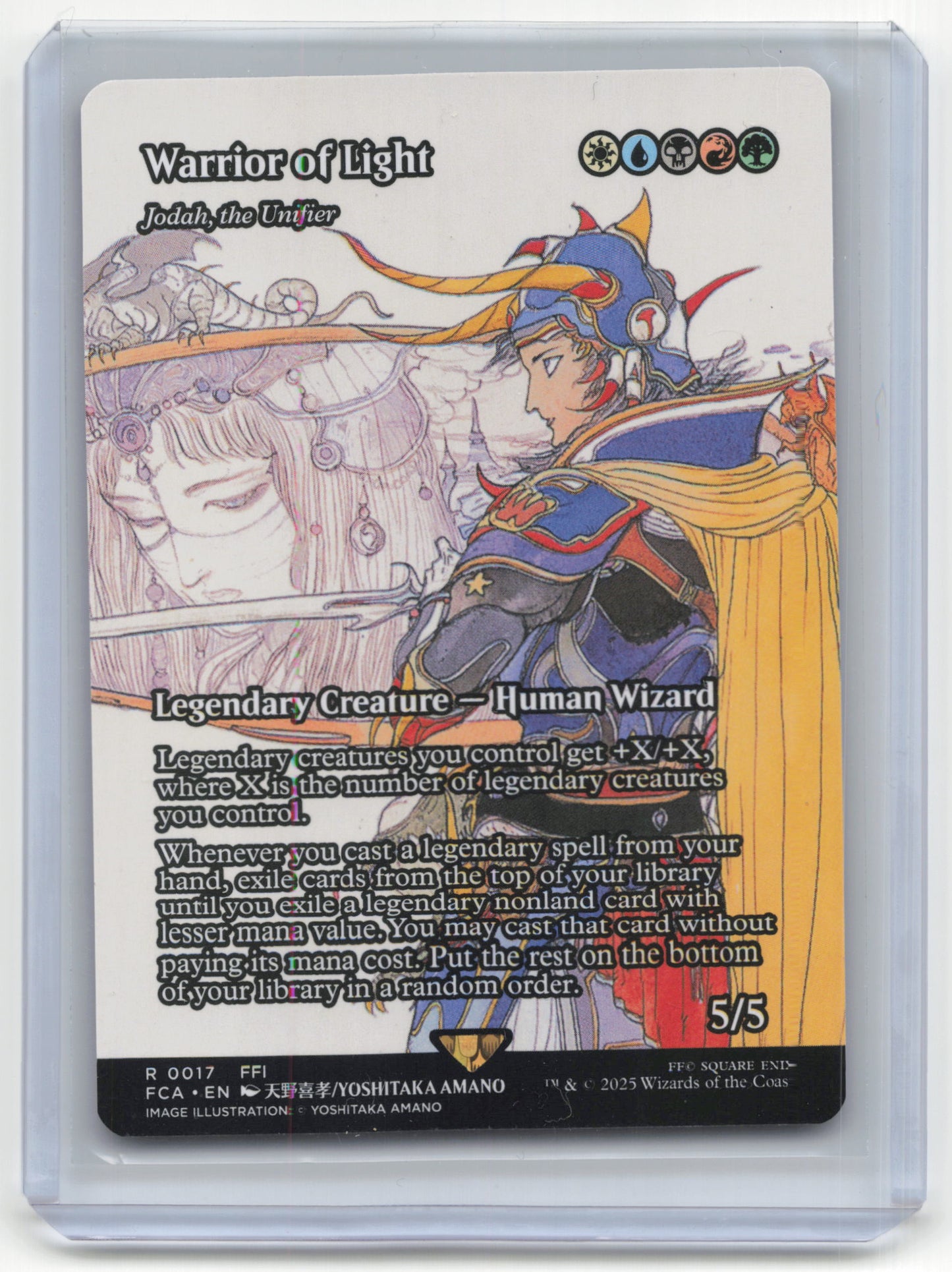 2025 Magic: The Gathering Warrior of Light Final Fantasy #R 0017