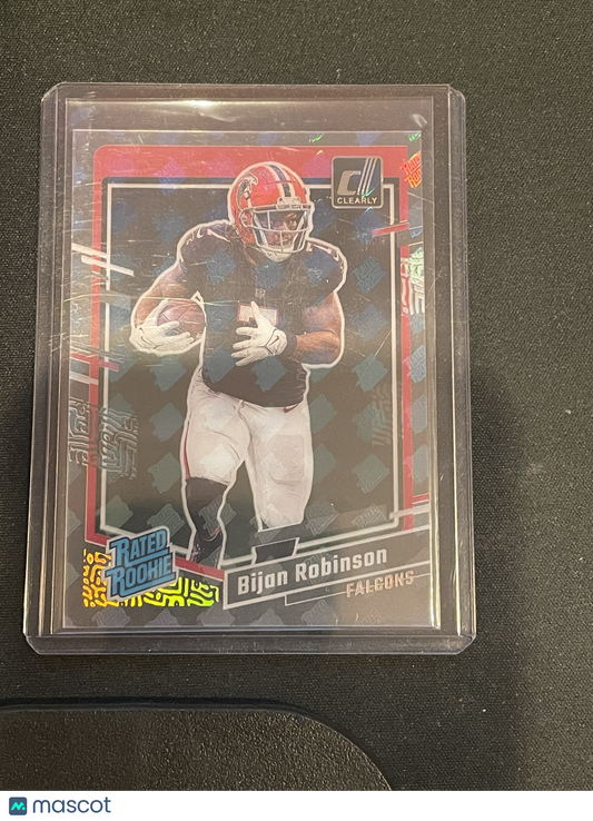 Panini 2023 Clearly Donruss Football Bijan Robinson SSP Silver #53