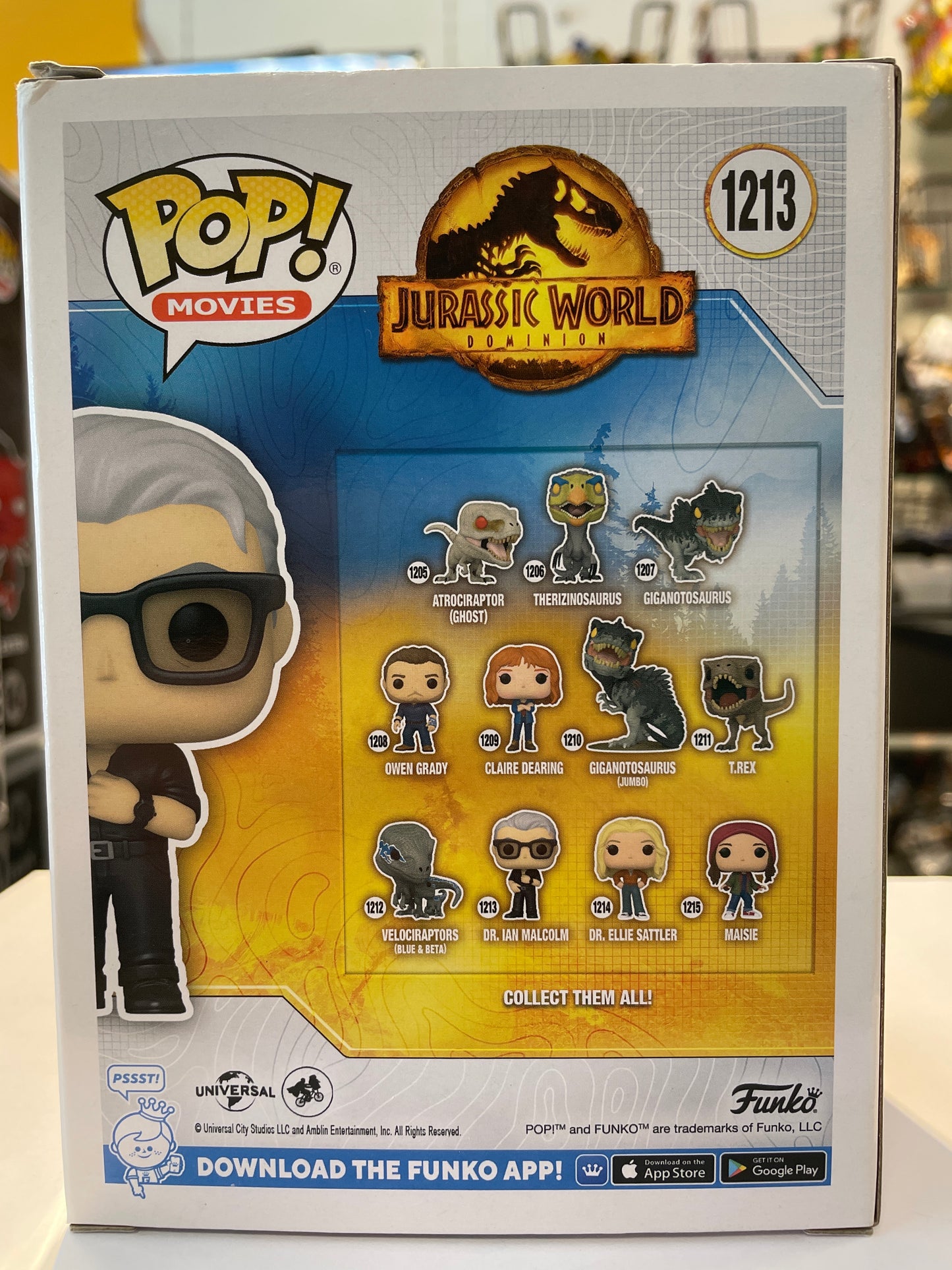 Funko Jurassic World Dominion Dr. Ian Malcolm #1213 # (Okay)