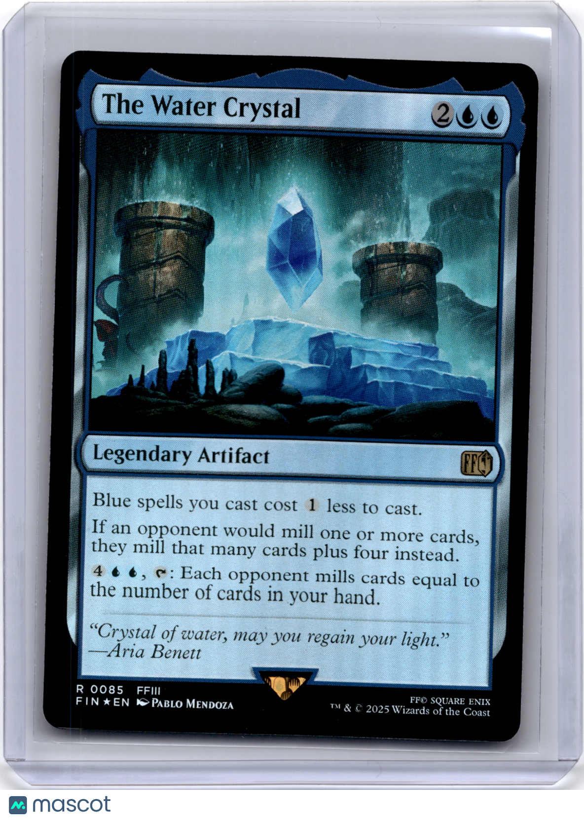 2025 Magic: The Gathering The Water Crystal Final Fantasy #R 0085 Foil