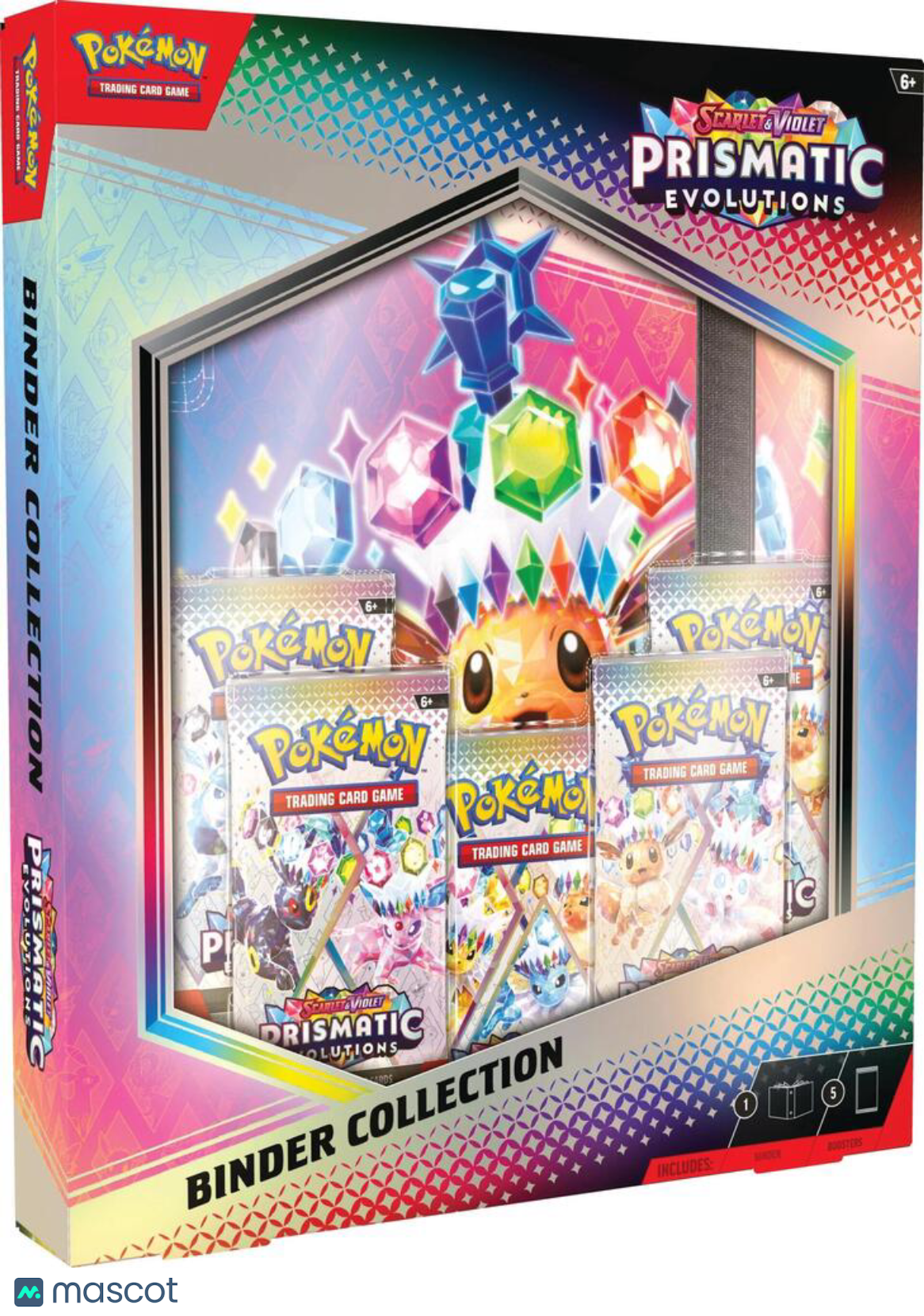 Pokemon Prismatic Evolutions Binder Box