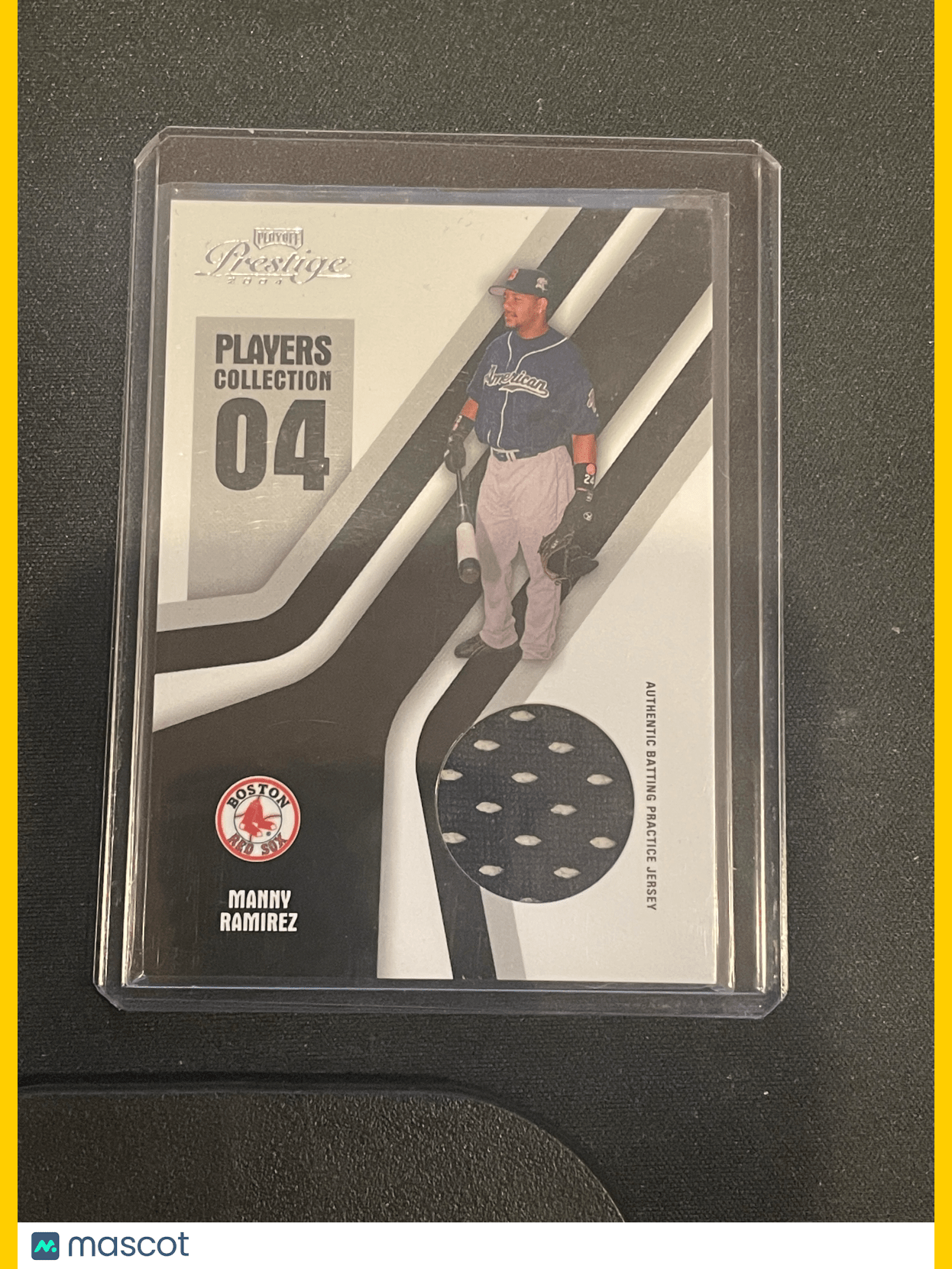 2004 Playoff Prestige Baseball Manny Ramirez Relic #PC-56