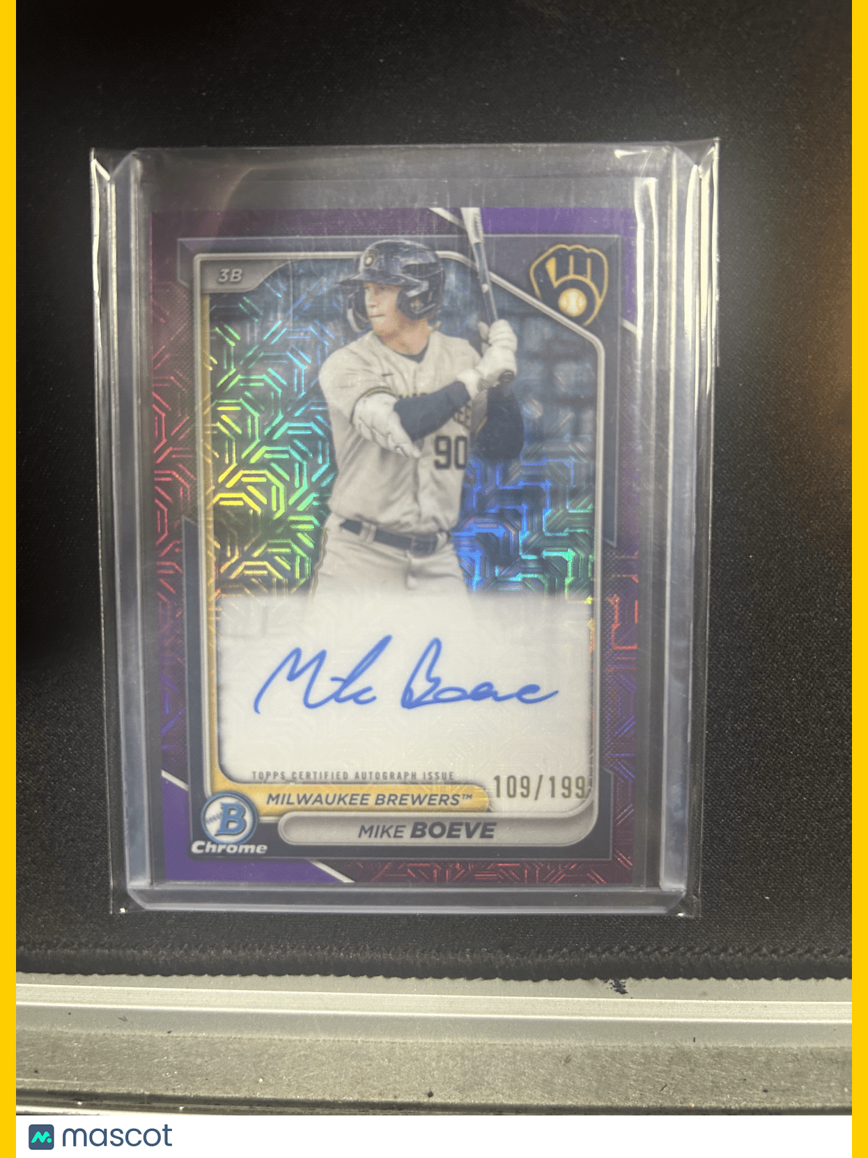 2023 Chrome Baseball Mike Boeve Autograph /199 #BMA-MB
