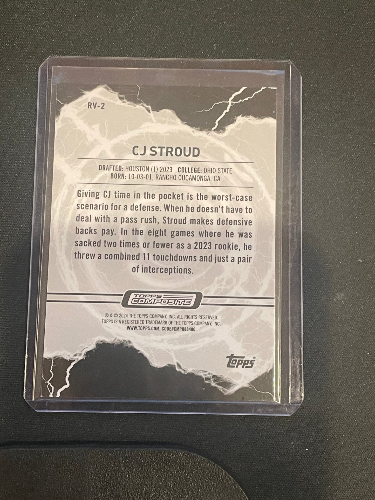 2023 Topps Composite Football CJ Stroud XFractor #RV-2
