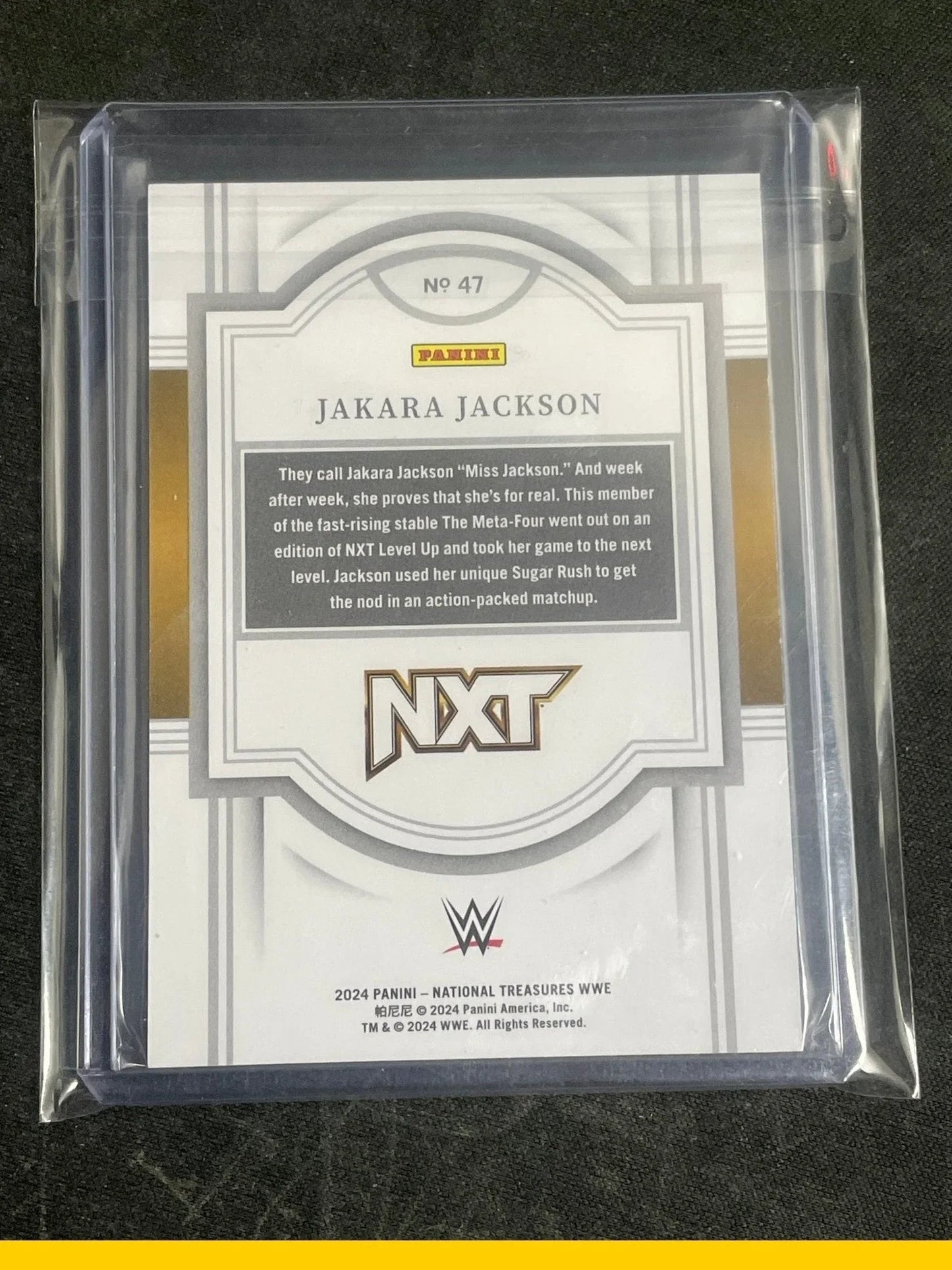 2024 National Treasures Wrestling Jakarta Jackson 90/99 #90 - Papa Joey's Collectibles