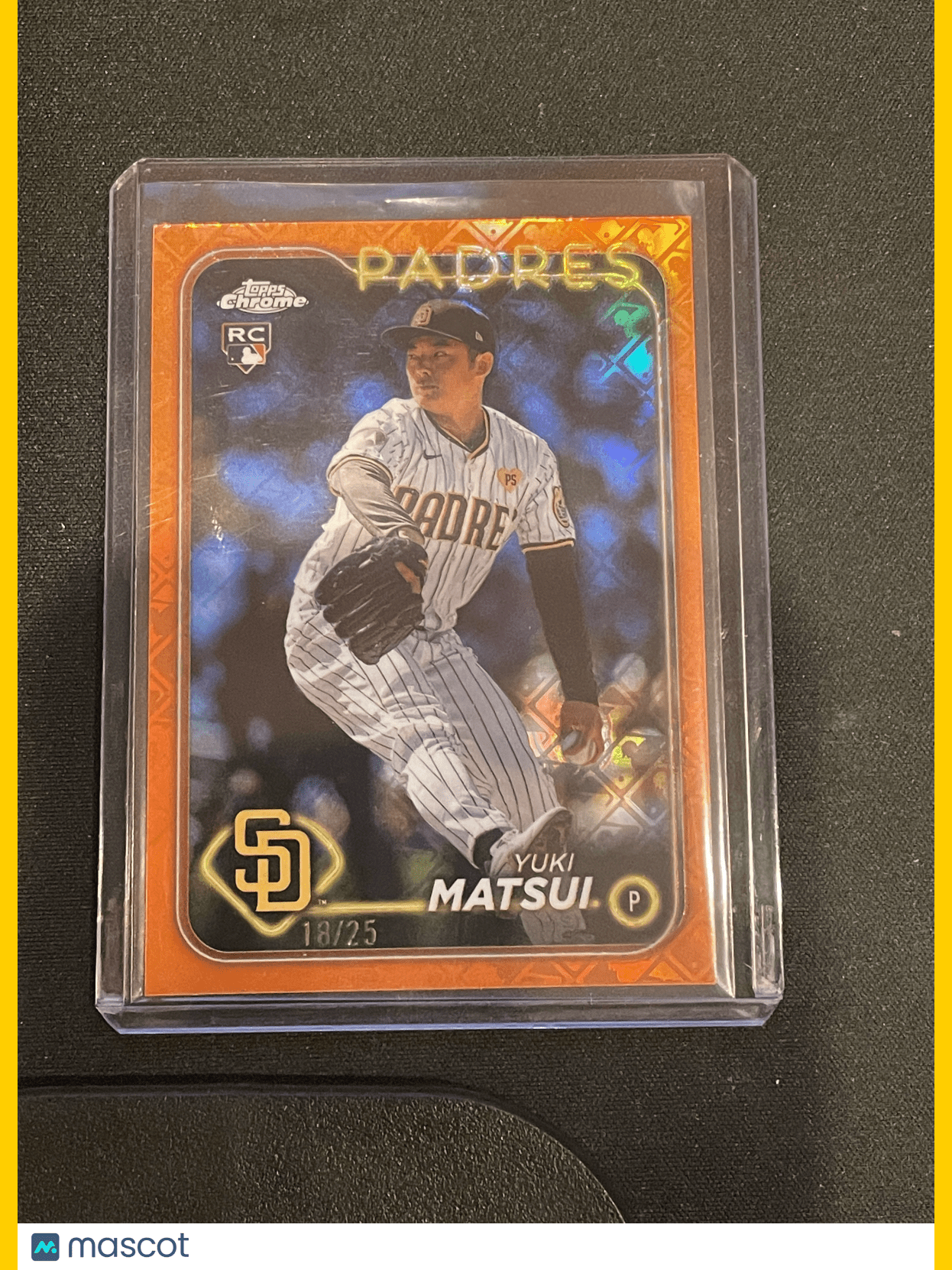 2024 Topps Chrome Baseball Yuki Matsui Orange /25 #116