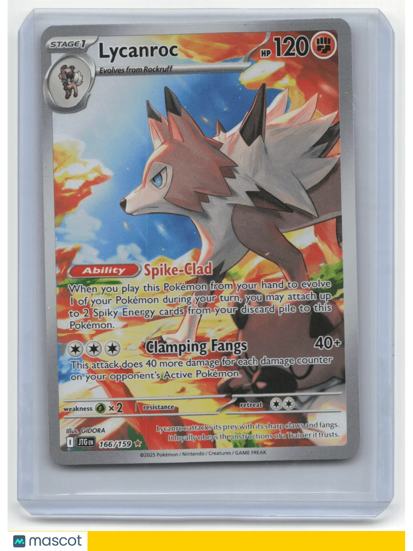 2025 Pokemon TCG Lycanroc Journey Together #166/159 - Papa Joey's Collectibles