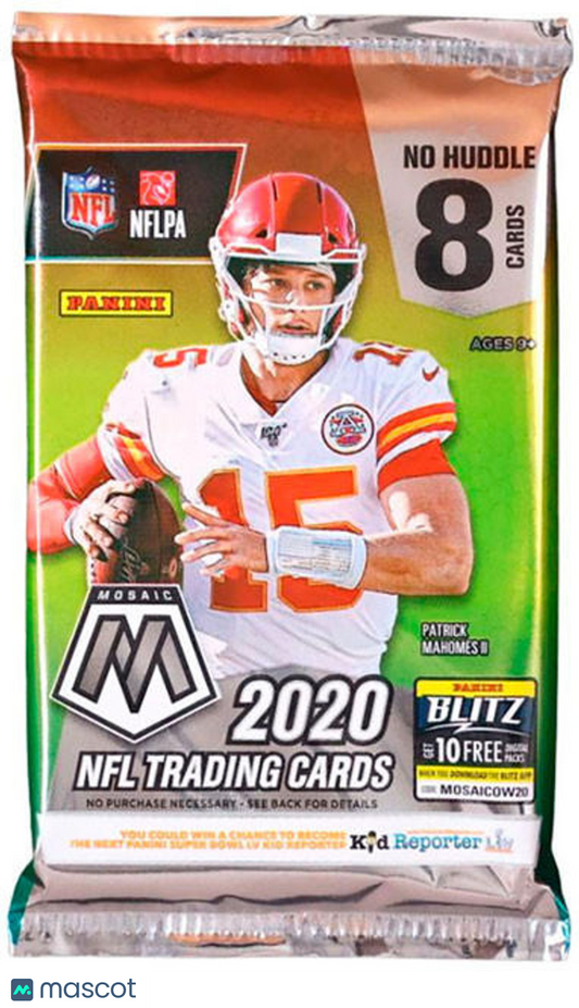 2020 Panini Mosaic Football No Huddle Hobby Pack