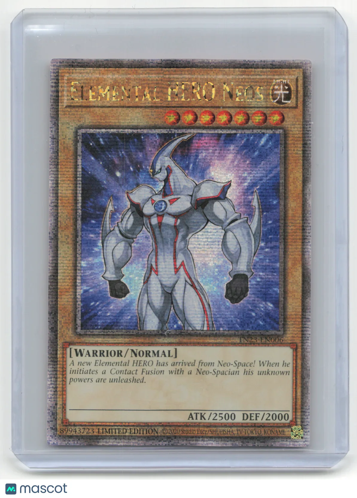 2023 Yu-Gi-Oh! Elemental HERO Neos Dueling Heroes #TN23-EN006 QCR - Papa Joey's Collectibles