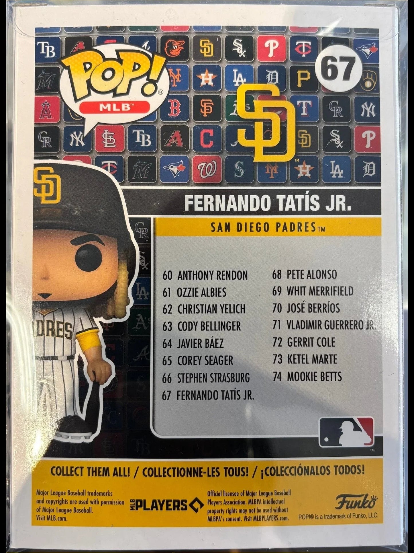 2021 Funko MLB SD Padres Fernando Tatis Jr #67 Autographed no COA - Papa Joey's Collectibles