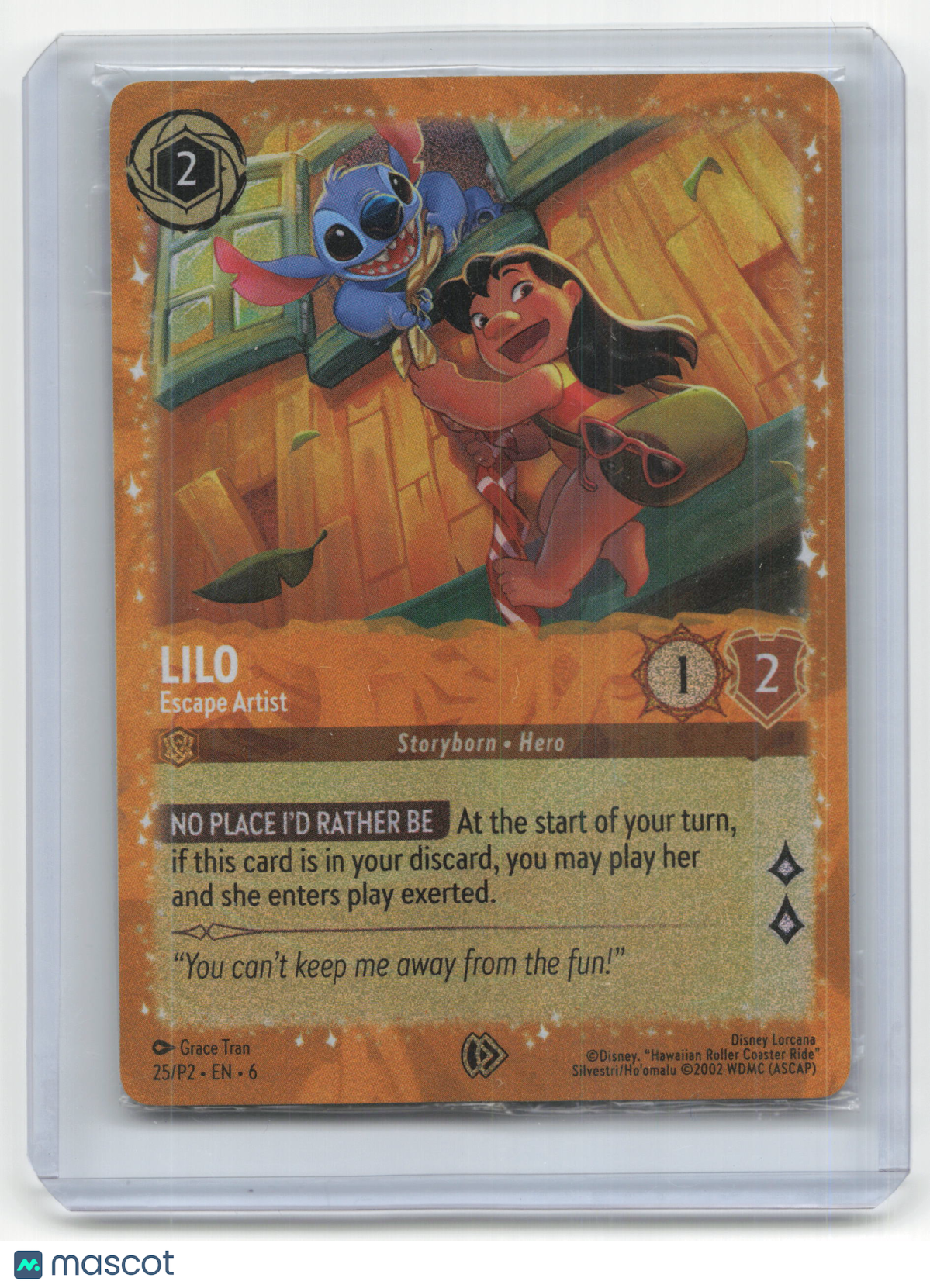 2023 Disney Lorcana Lilo Lorcana Promos #25/P2