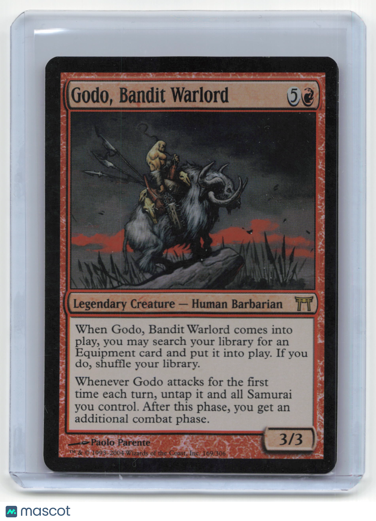 2004 Magic: The Gathering Godo Champions of Kamigawa #169/306 LP Foil