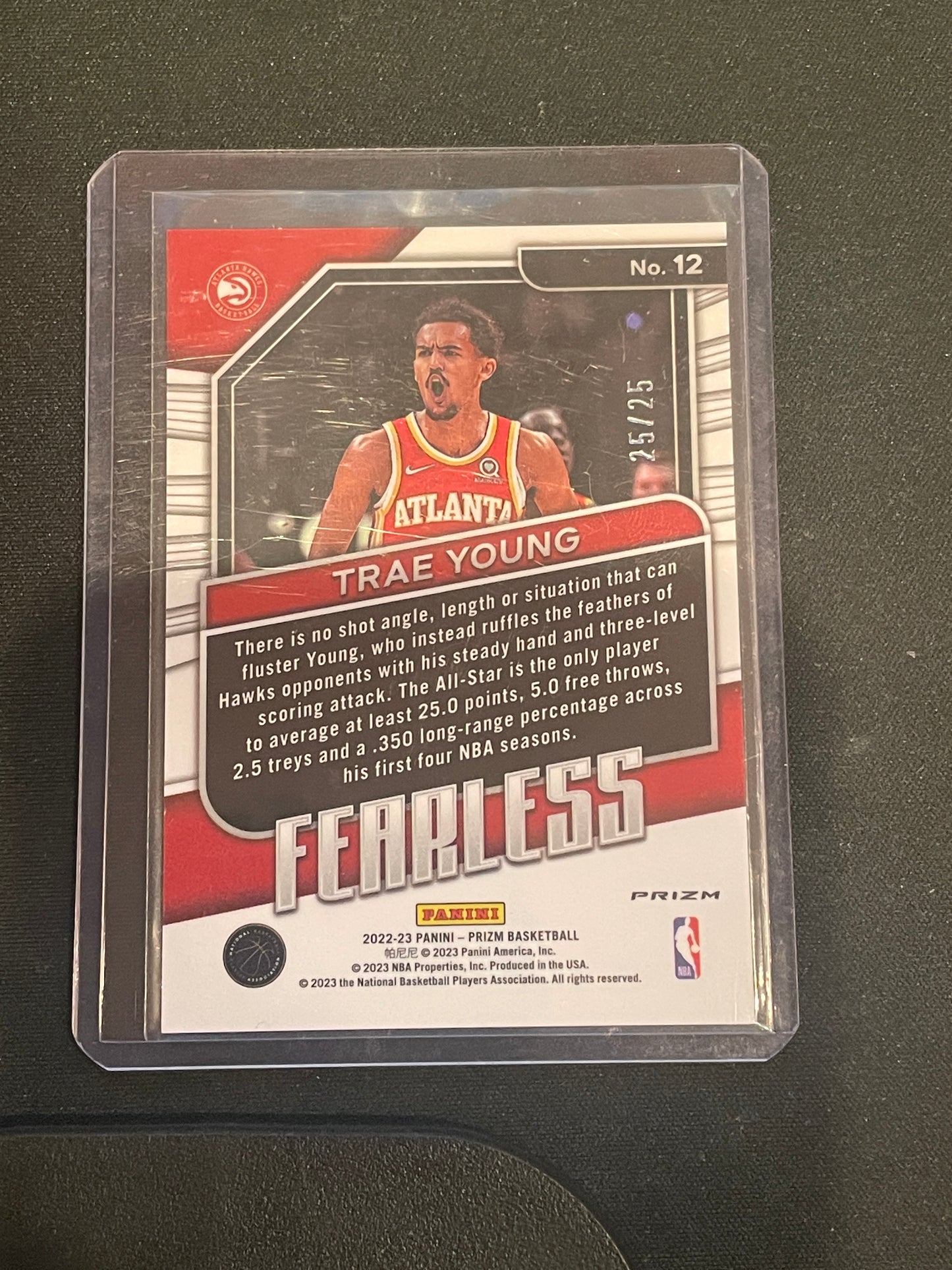 2023 2022-23 Prizm Basketball Trae Young /25 #12
