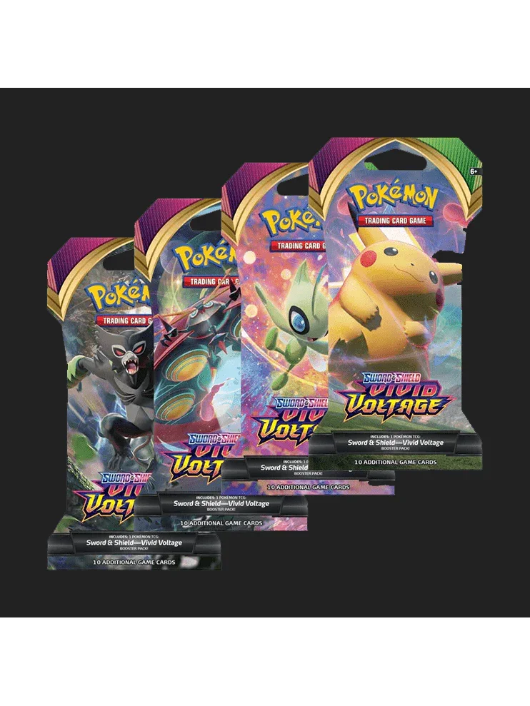 2020 Pokemon Sword&Shield Blister pack Vivid Voltage (Random) blister pack - Papa Joey's Collectibles