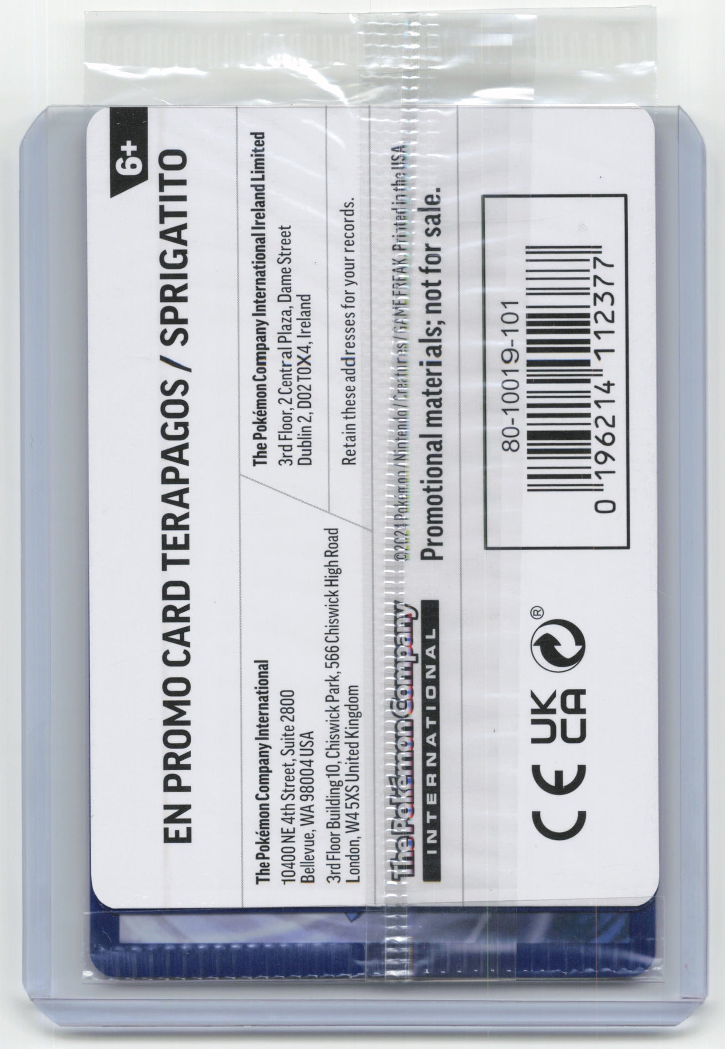 2024 Pokemon Sprigatitio Terapagos Surging Sparks #161/191 2 card promo pack - Papa Joey's Collectibles