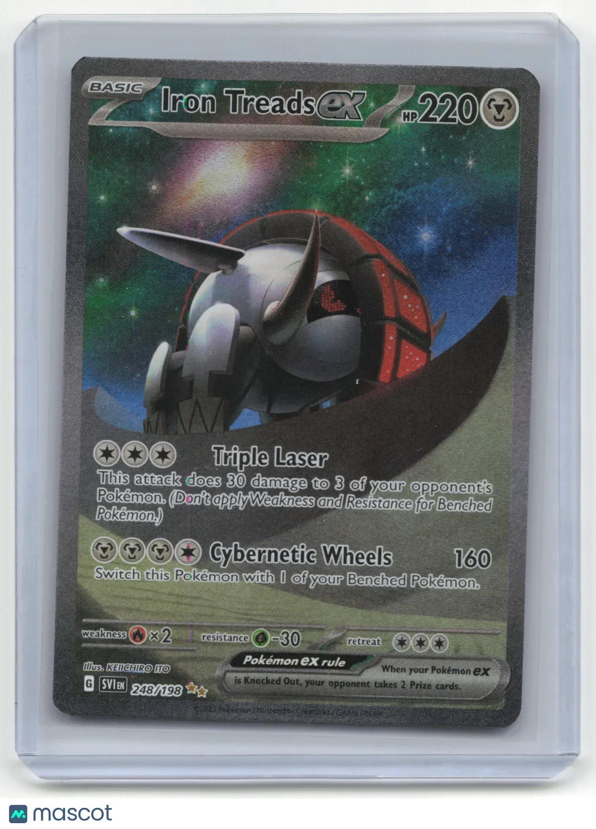 2023 Pokemon Iron Treads EX Scarlet & Violet base set #247/198 - Papa Joey's Collectibles