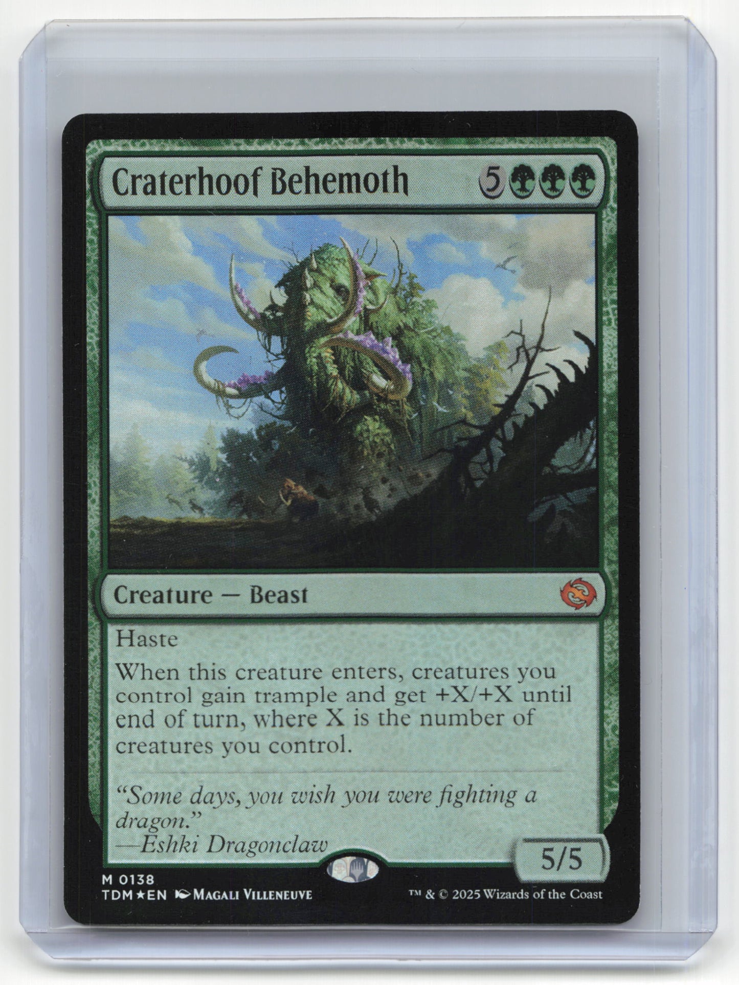 2023 MagicTCG Craterhoof Behemoth The Lost Caverns of Ixalan Commander #0138