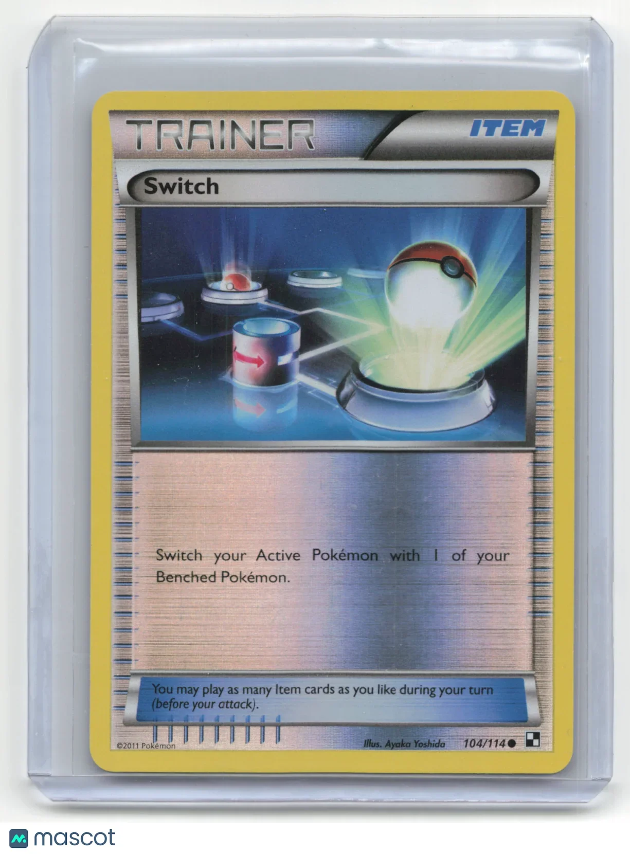 2011 Pokemon Switch Black & White #104/114 - Papa Joey's Collectibles